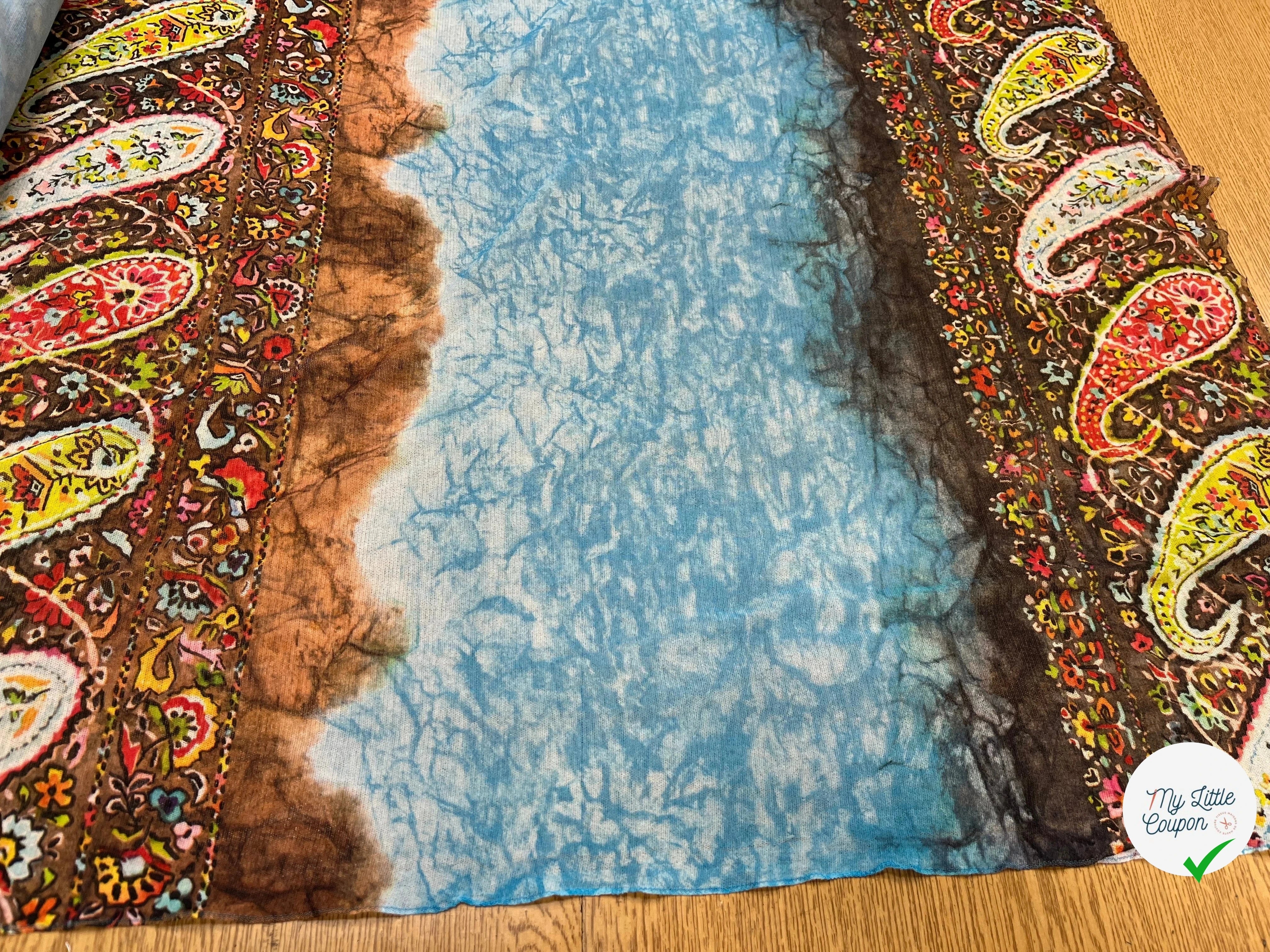 MAILLE RESILLE IMPRIMÉ PIMENT MULTICOLORES - My Little Coupon