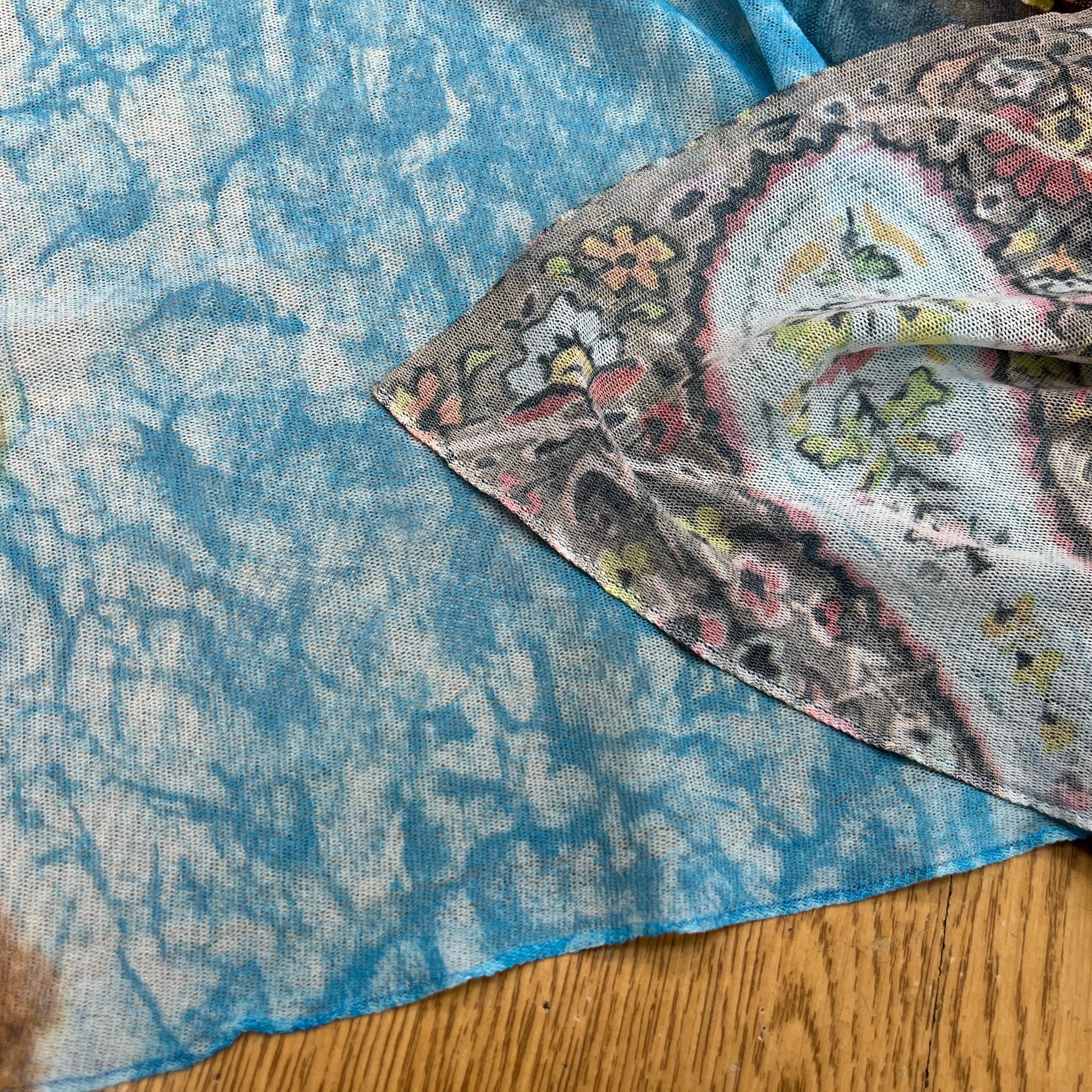 MAILLE RESILLE IMPRIMÉ PIMENT MULTICOLORES - My Little Coupon