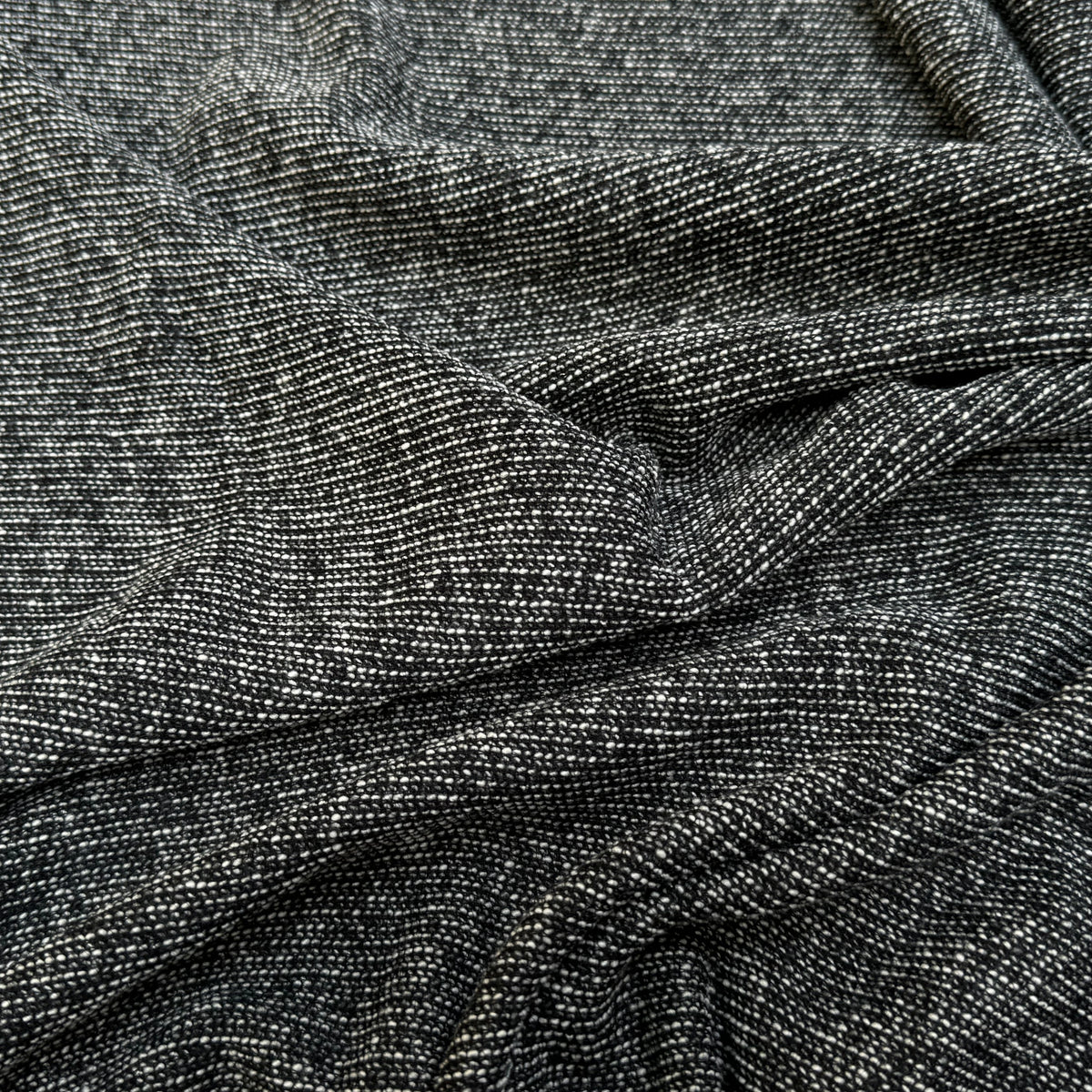(Chute) MAILLE TRICOTÉE POLYLAINE TRÈS BELLE GRIS CHINÉ - My Little Coupon
