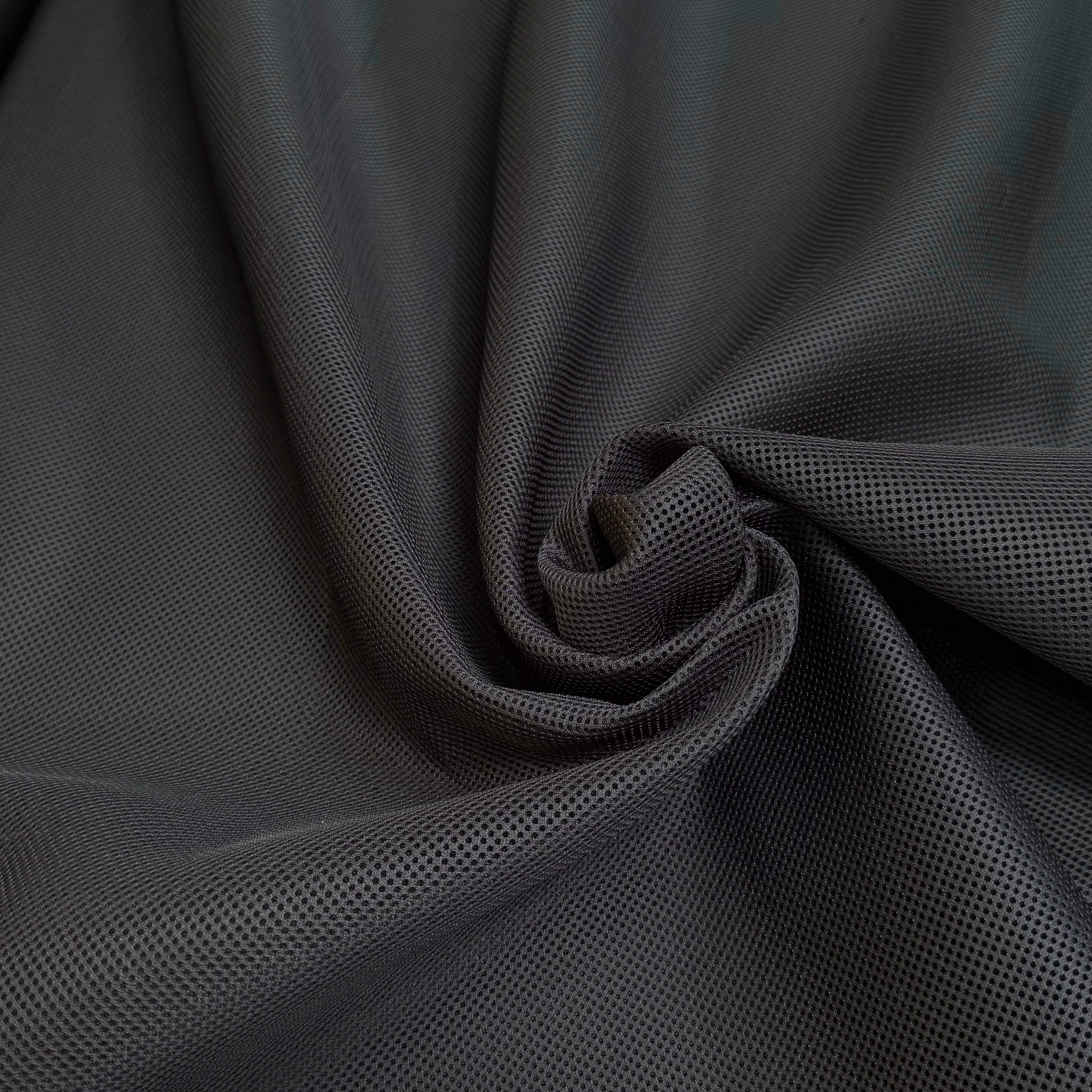 (Chute) MESH LÉGÈREMENT STRETCH NOIR - My Little Coupon