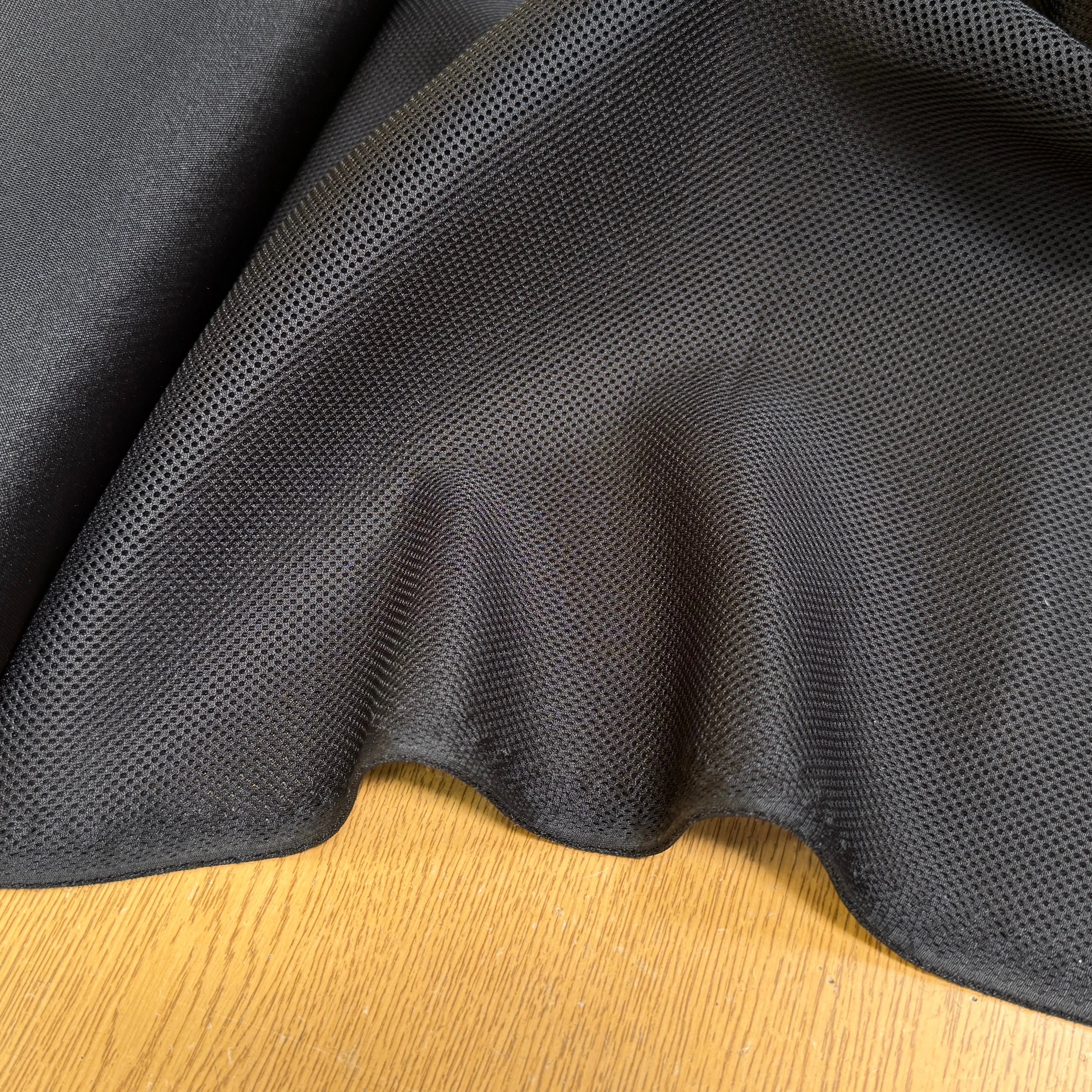 (Chute) MESH LÉGÈREMENT STRETCH NOIR - My Little Coupon