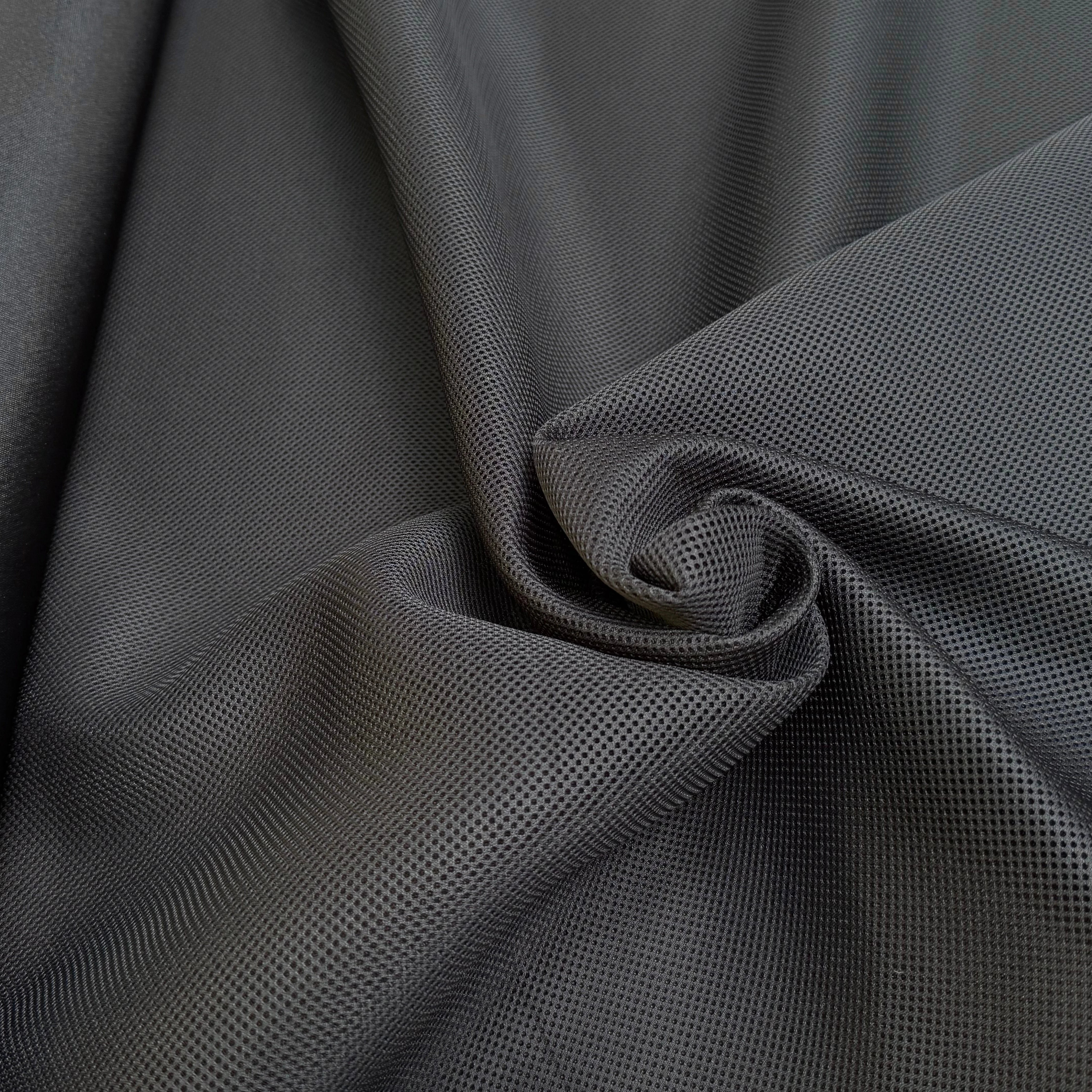 (Chute) MESH LÉGÈREMENT STRETCH NOIR - My Little Coupon