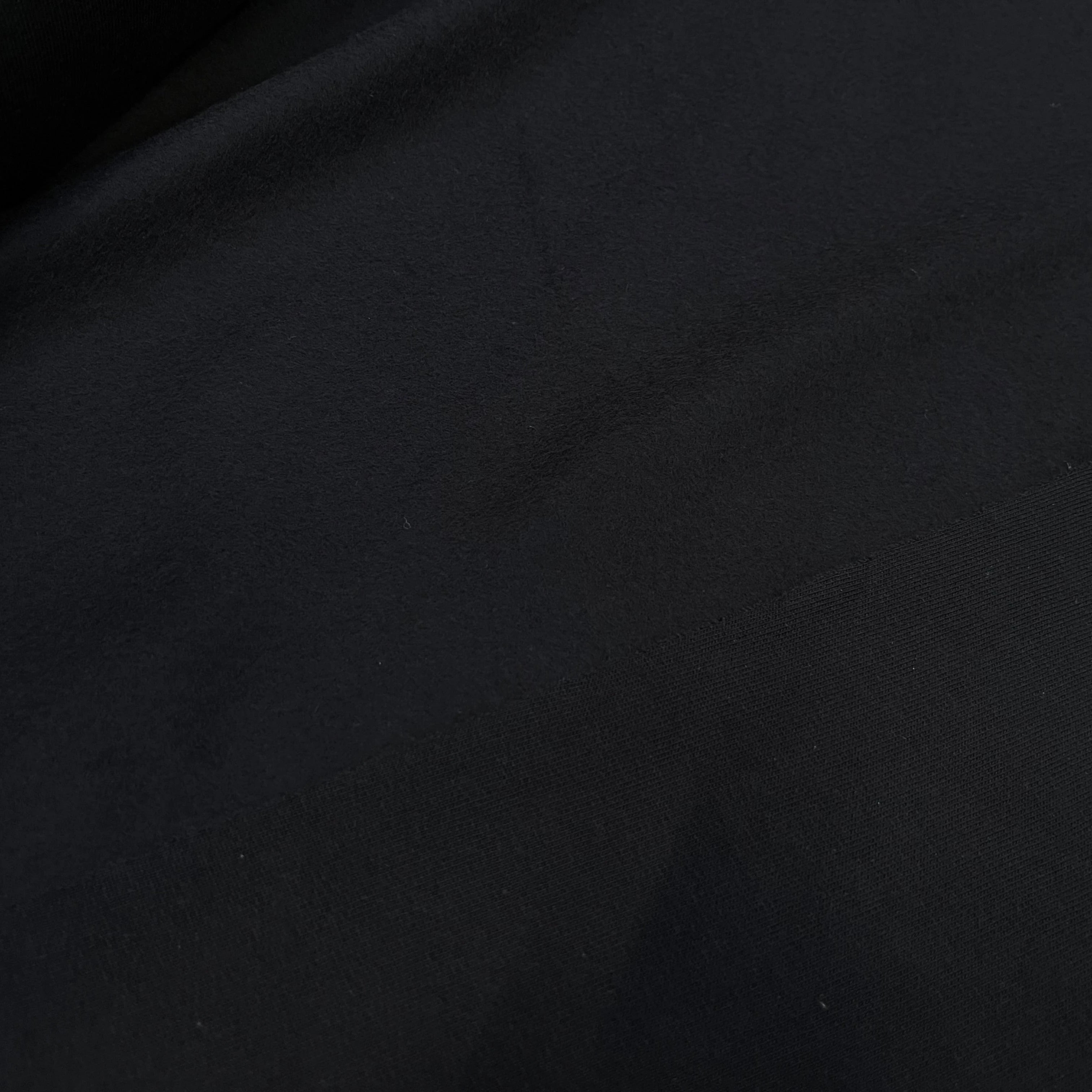 (Chute) MOLLETON LÉGER ULTRA DOUX NOIR (ULTRA PREMIUM) - My Little Coupon