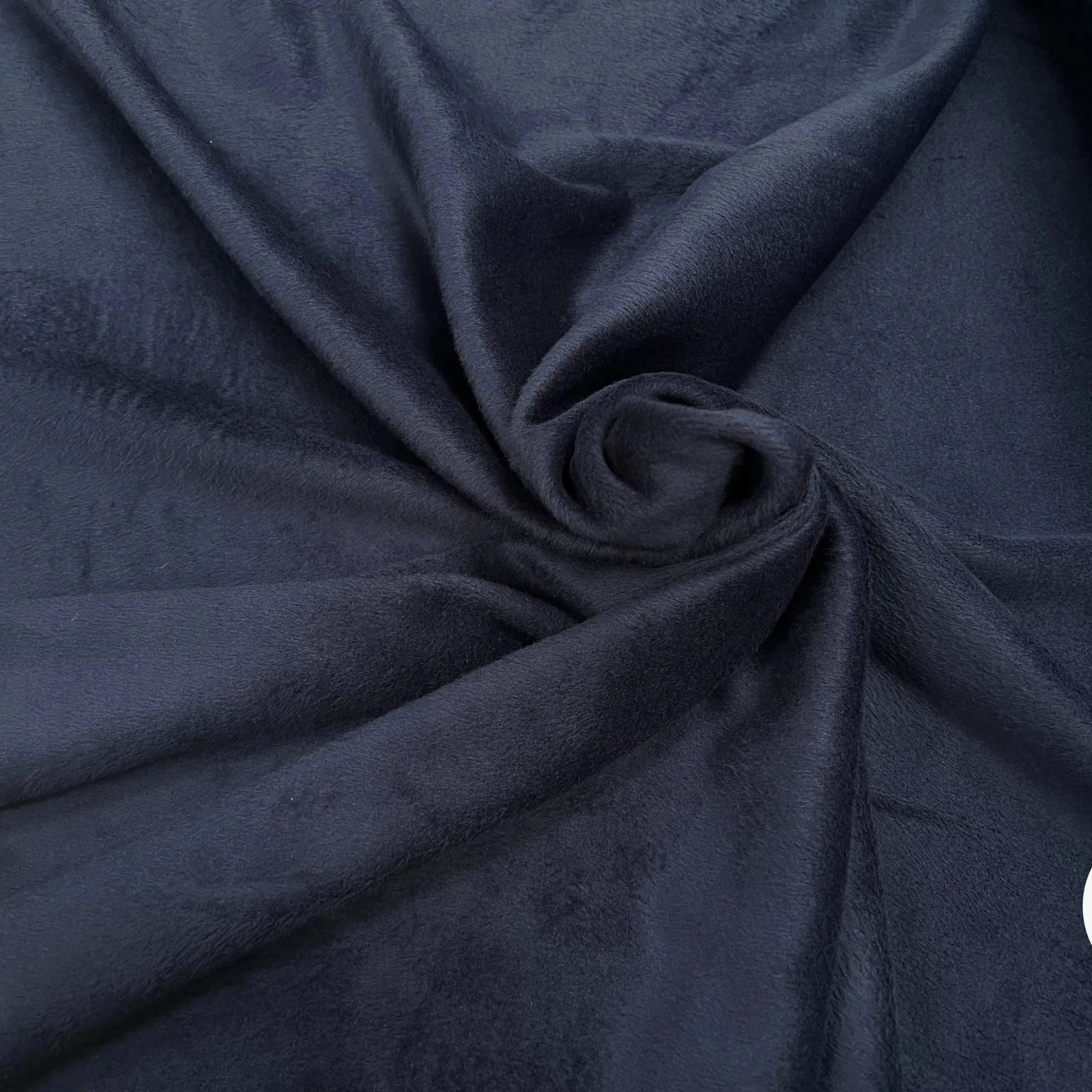 MOLLETON TOUT DOUX ENVERS GRATTÉ MADE IN FRANCE 280 GREY/NAVY - My Little Coupon