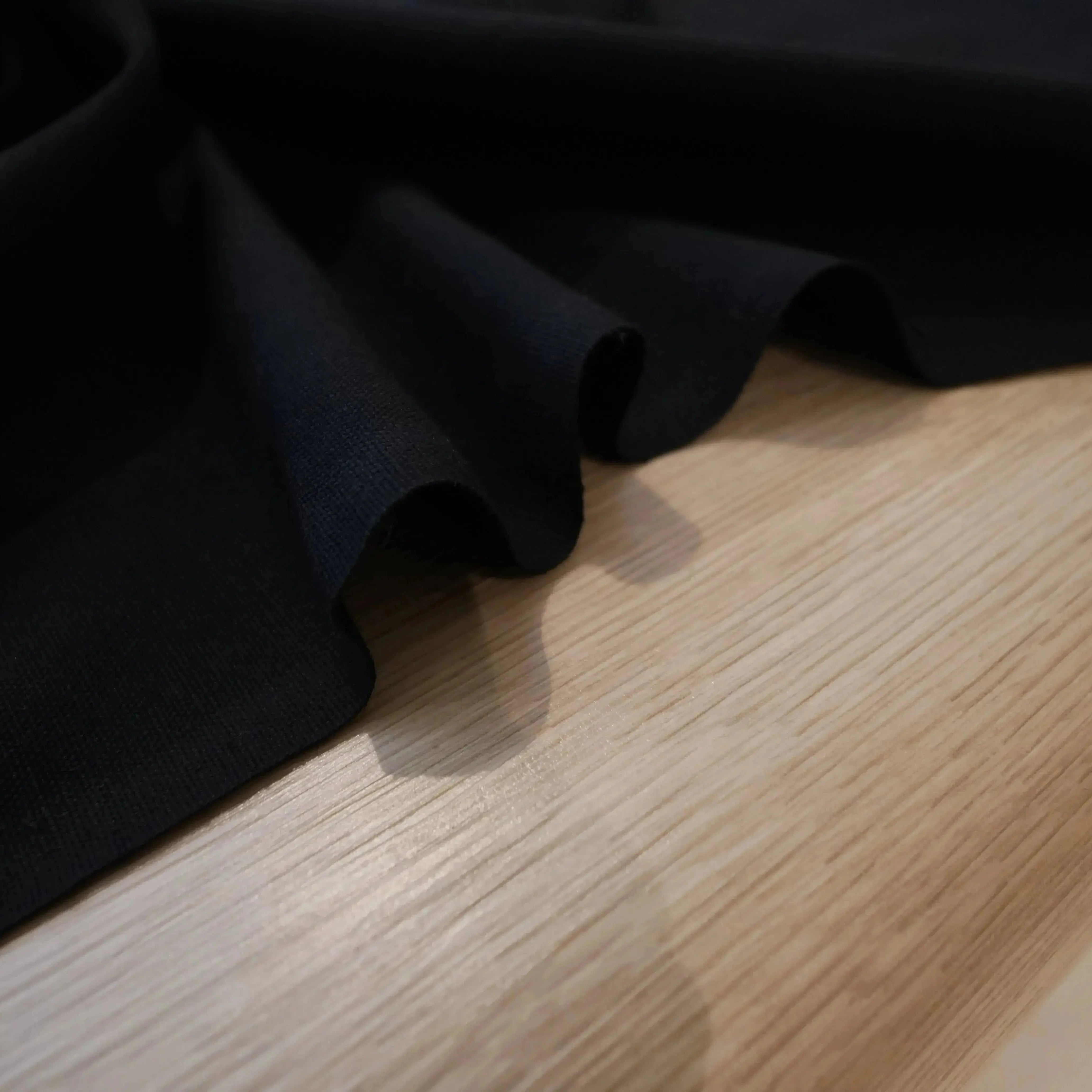 NATTÉ COTON LIN NOIR LAIZE 2M80 - My Little Coupon