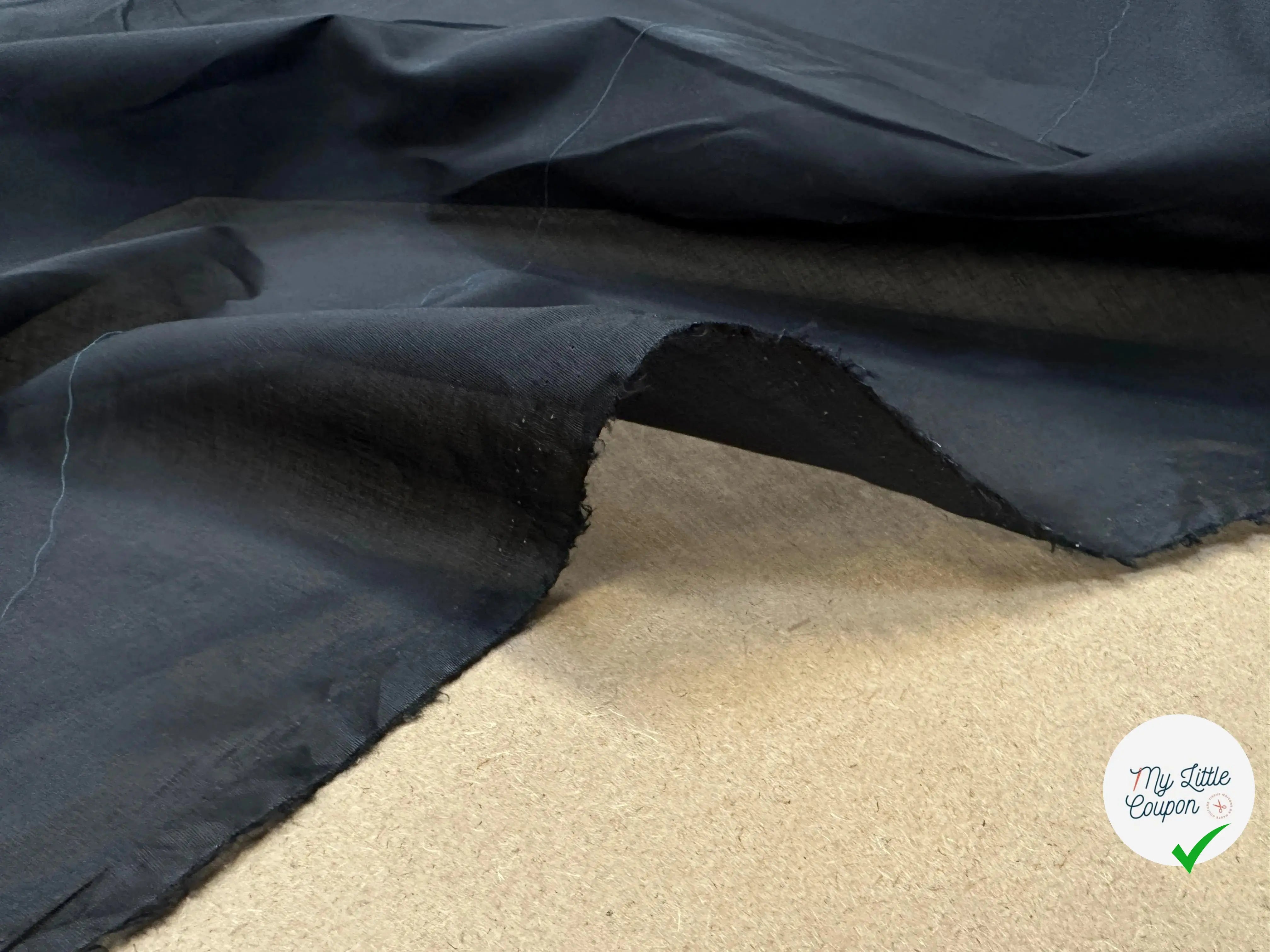 ORGANDI COTON NOIRÂ - My Little Coupon