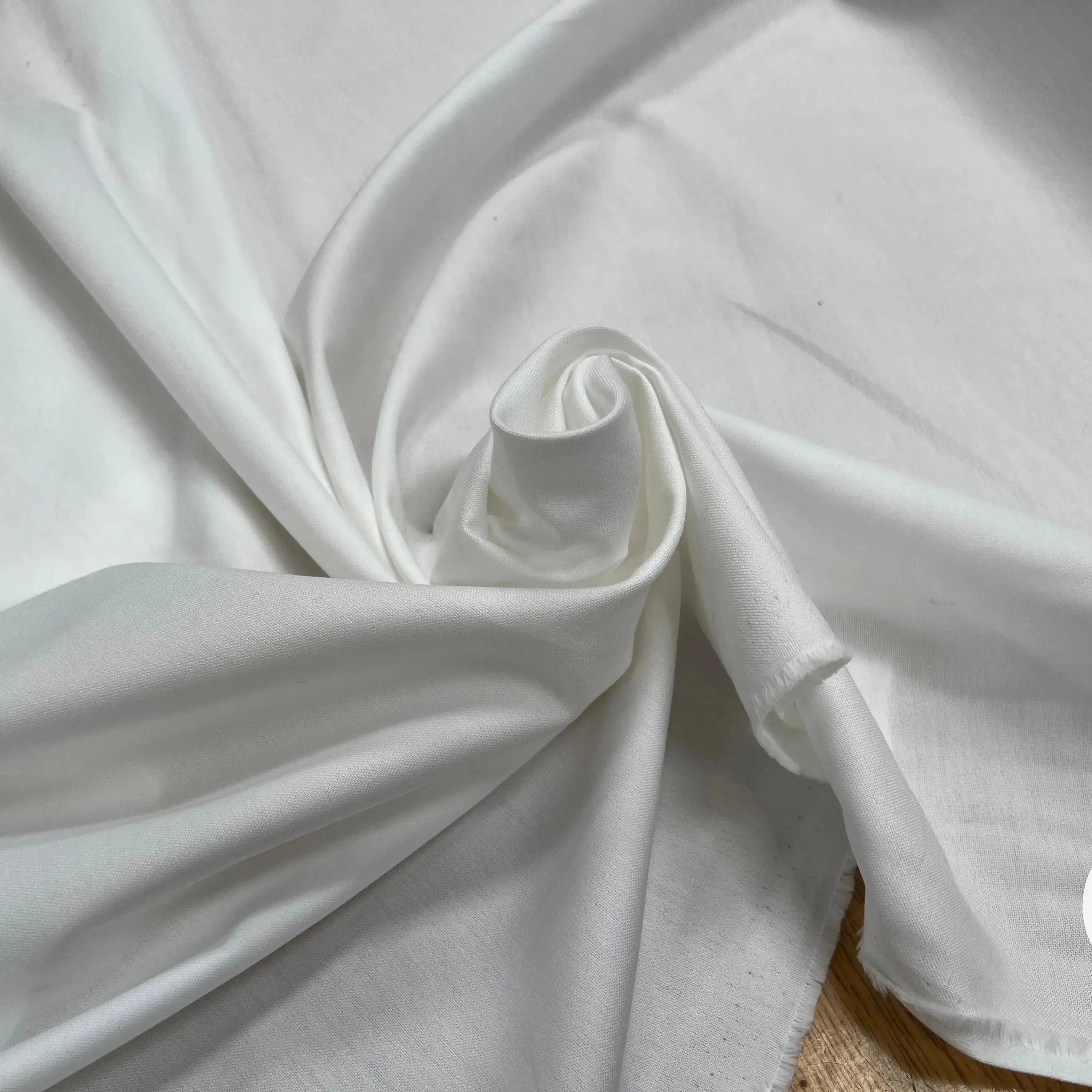 OXFORD DE COTON BLANC UNI - My Little Coupon