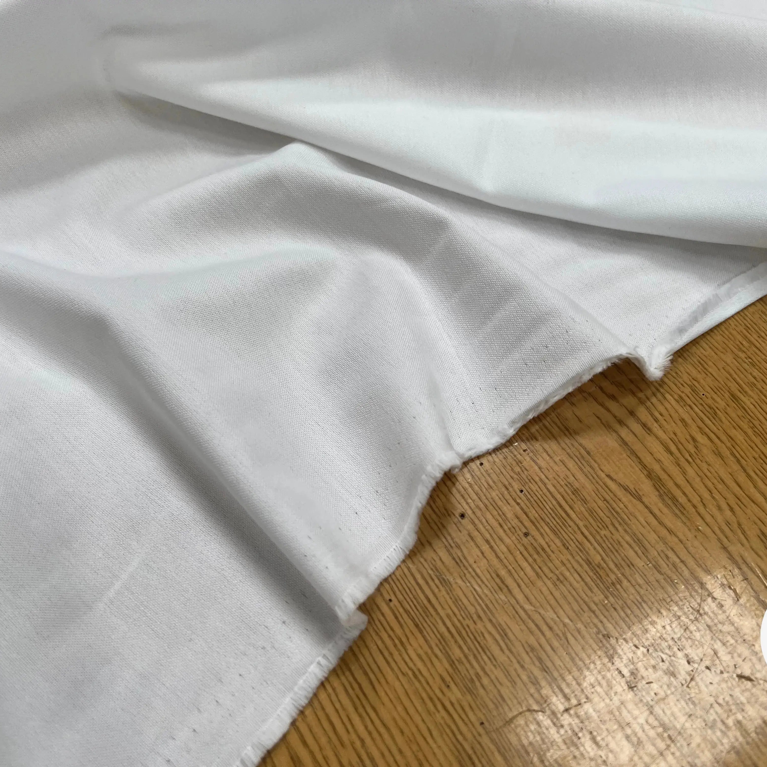 OXFORD DE COTON BLANC UNI - My Little Coupon