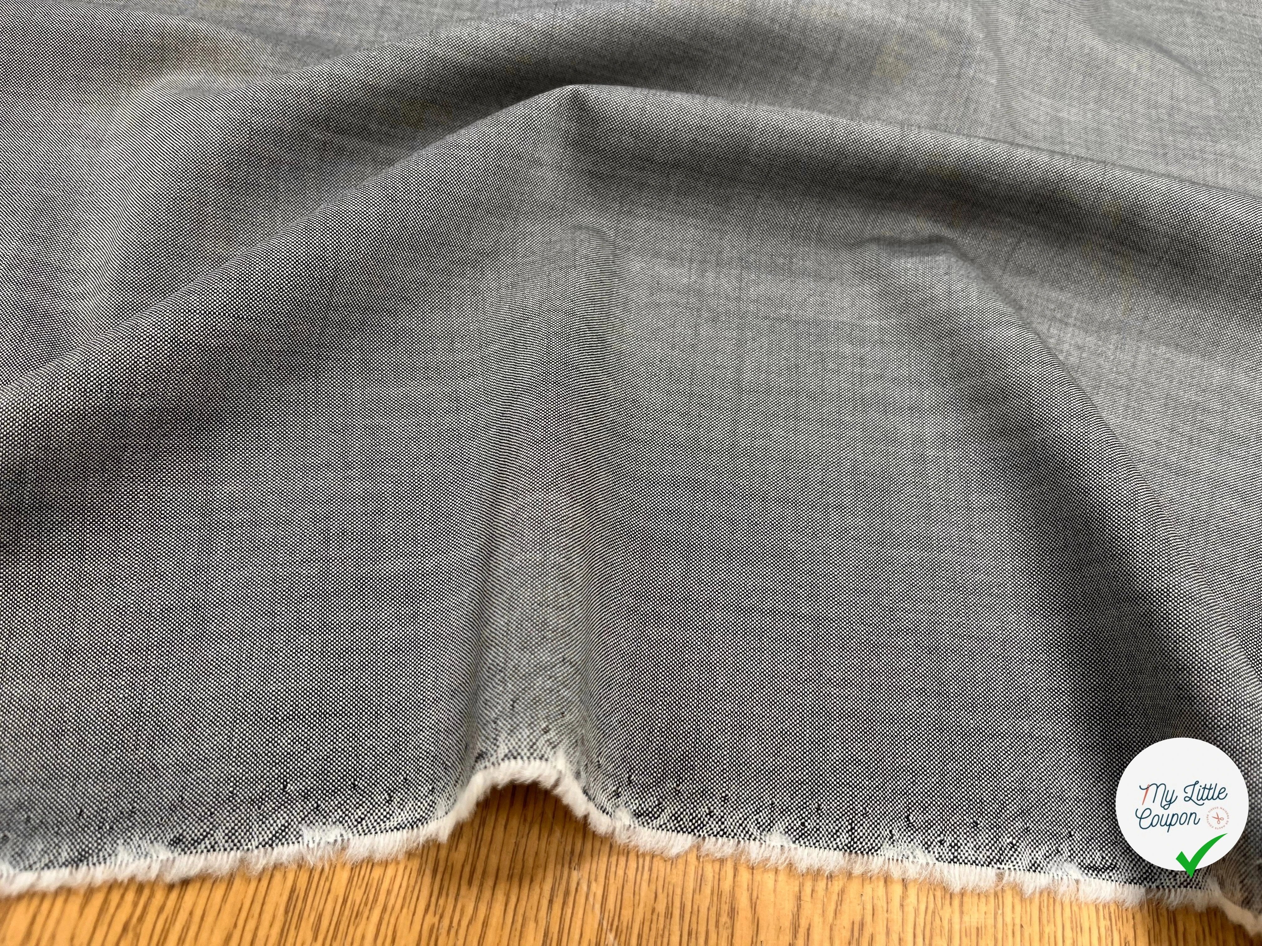 OXFORD DE LAINE GRIS CLAIR DEPERLANTE - My Little Coupon