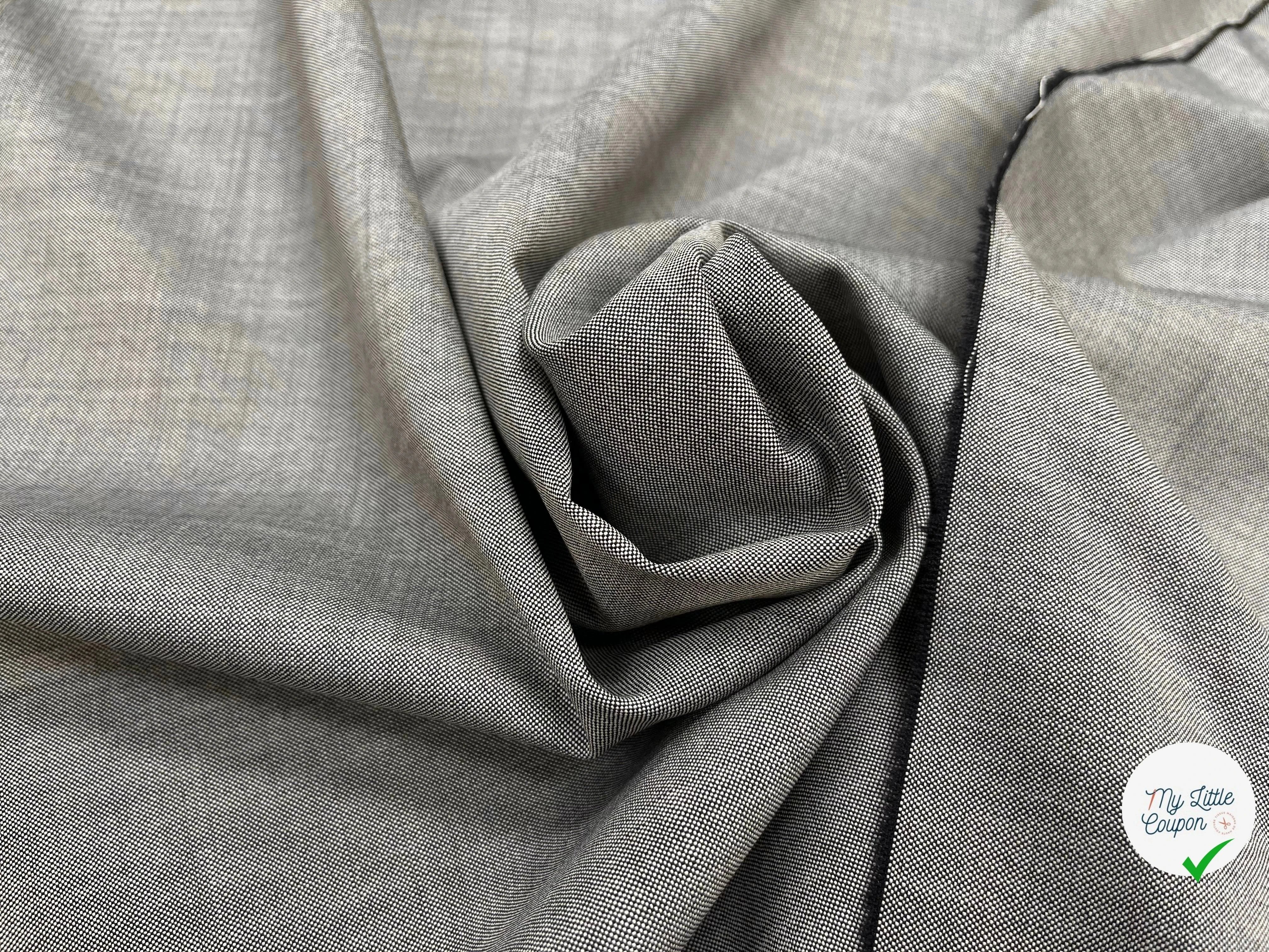 OXFORD DE LAINE GRIS CLAIR DEPERLANTE - My Little Coupon