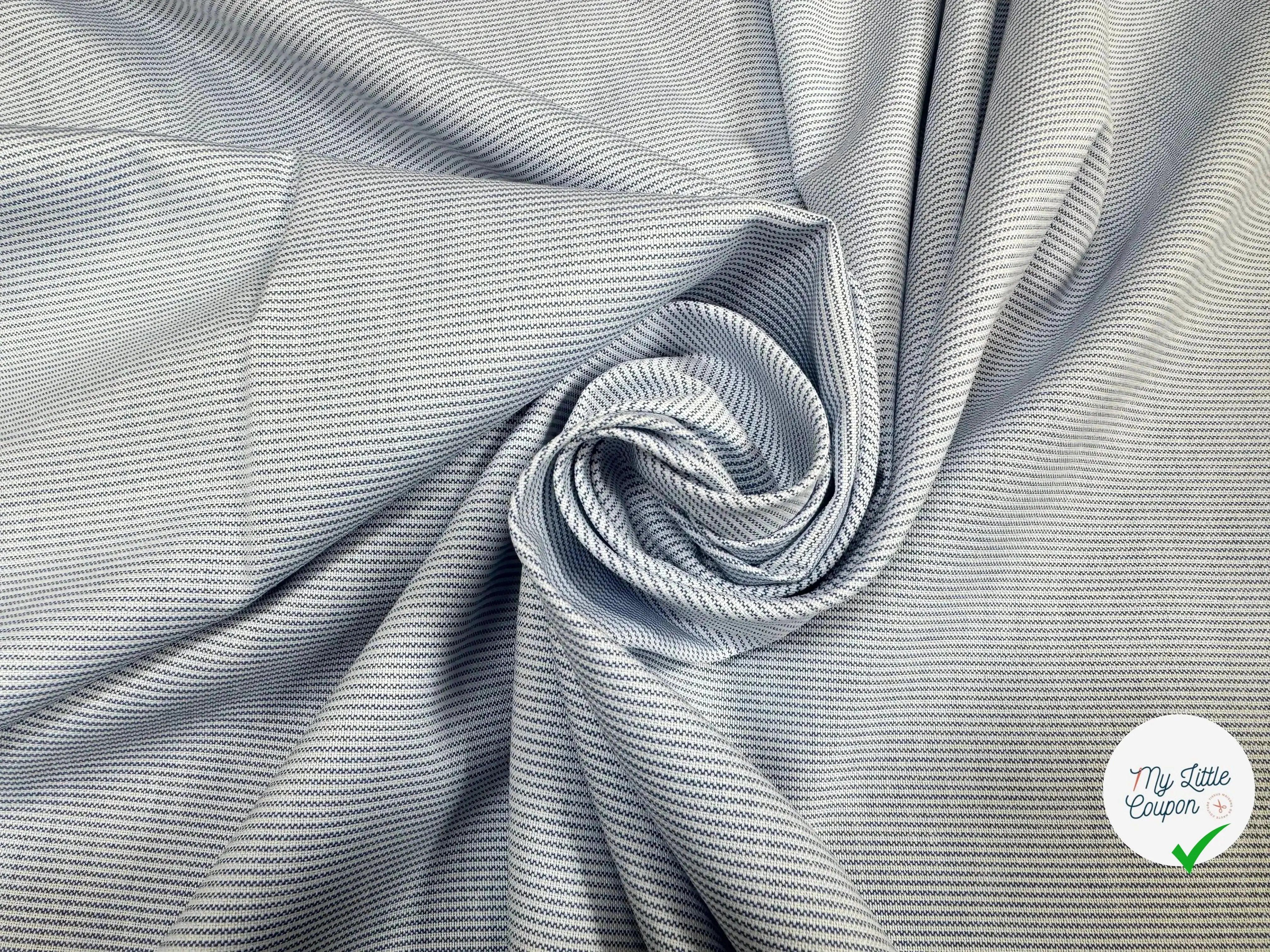 OXFORD RAYURES BLEU - My Little Coupon