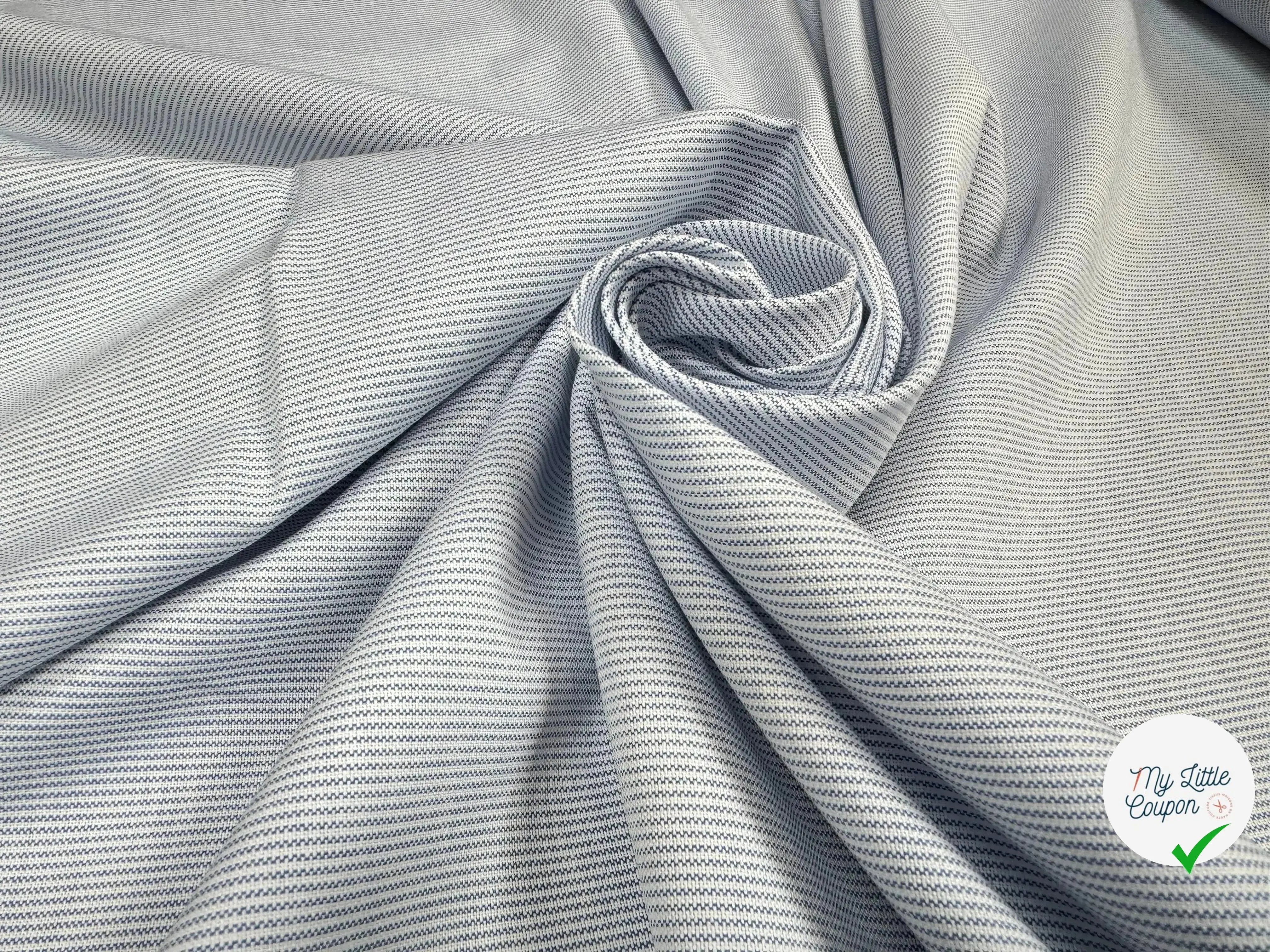 OXFORD RAYURES BLEU - My Little Coupon