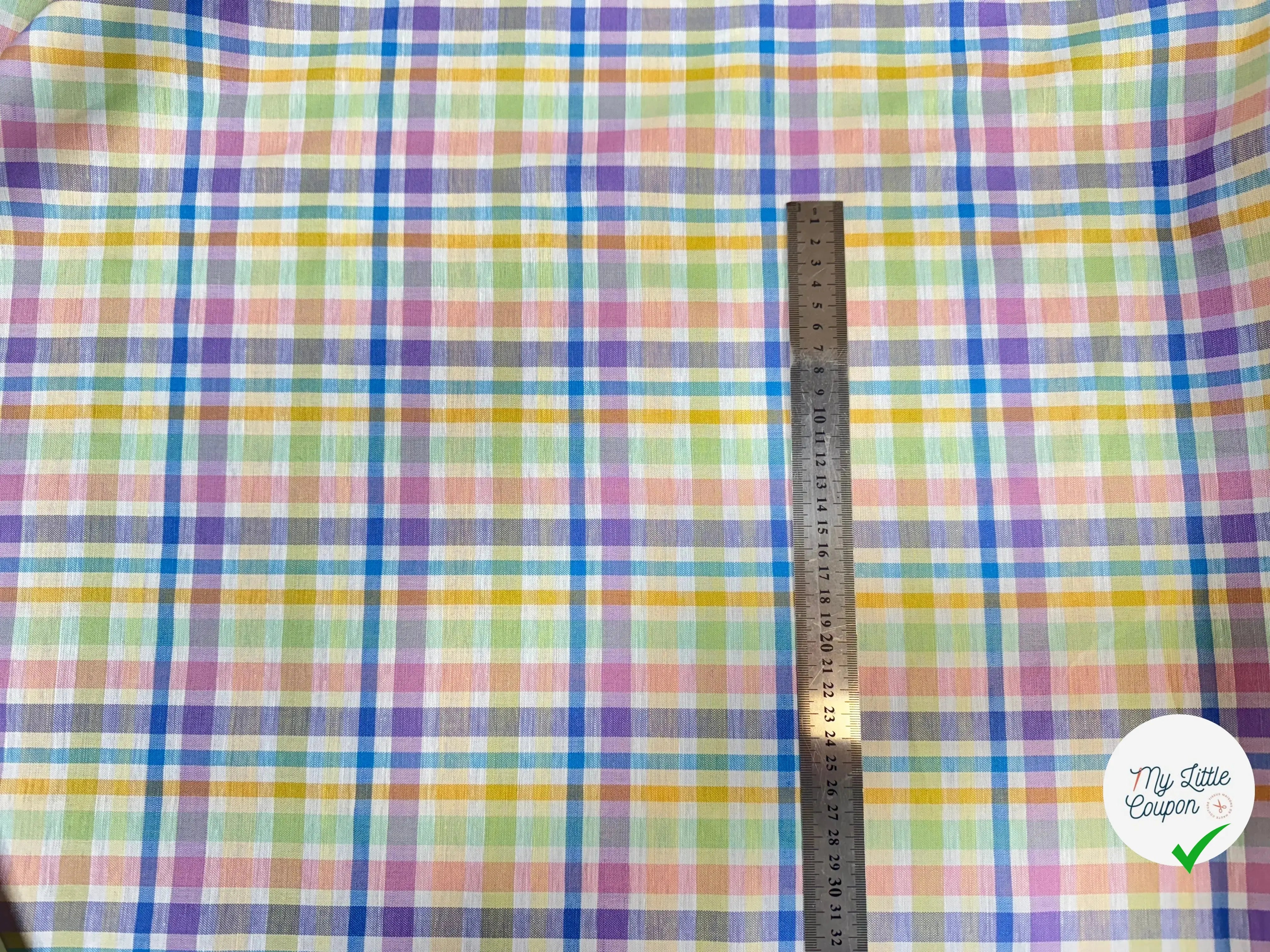 OXORD COTON (BELLE TENUE) TARTAN TROPEA FRESKA - My Little Coupon