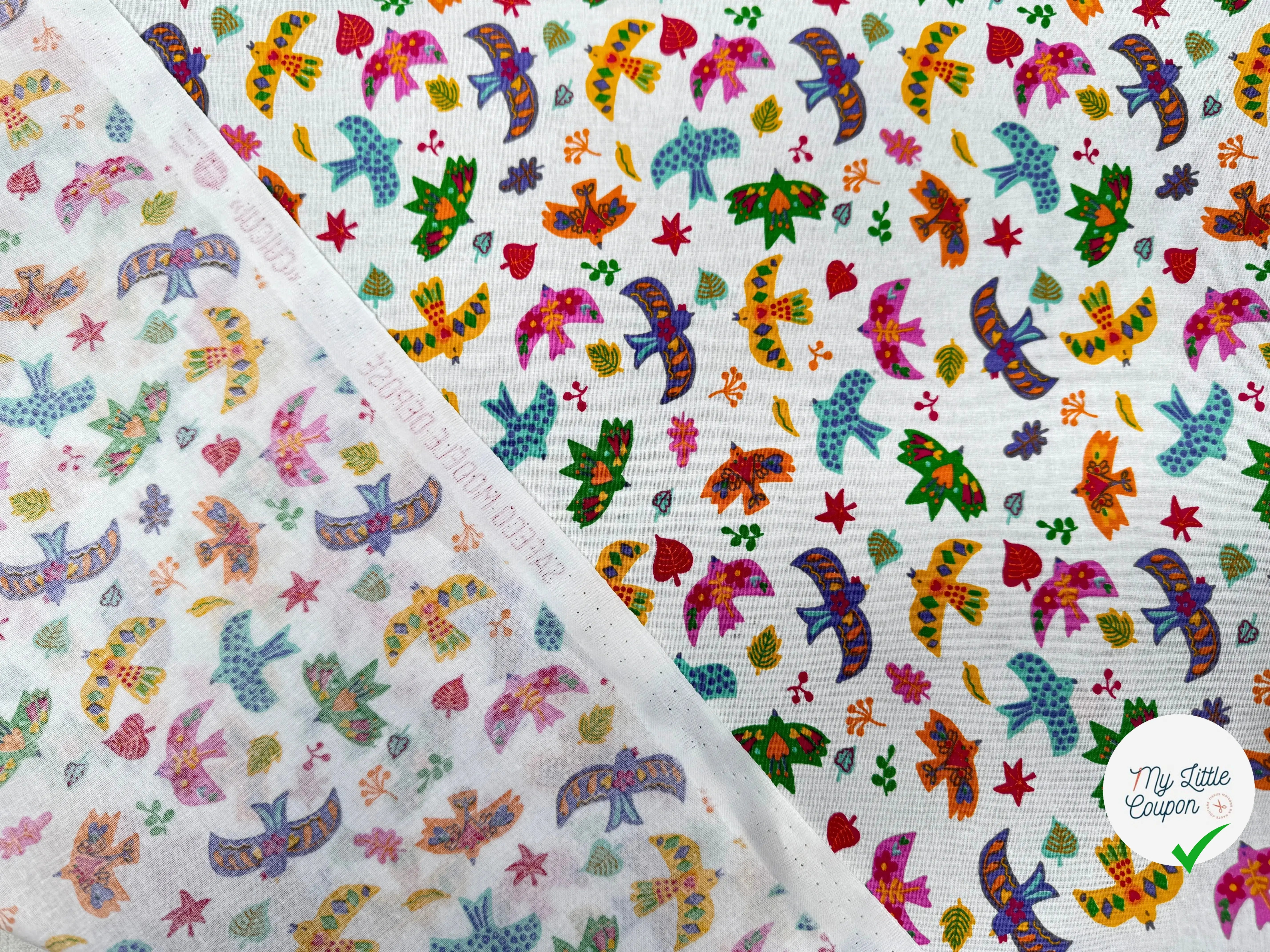 PERCALE DE COTON CUICUI BLANC - My Little Coupon