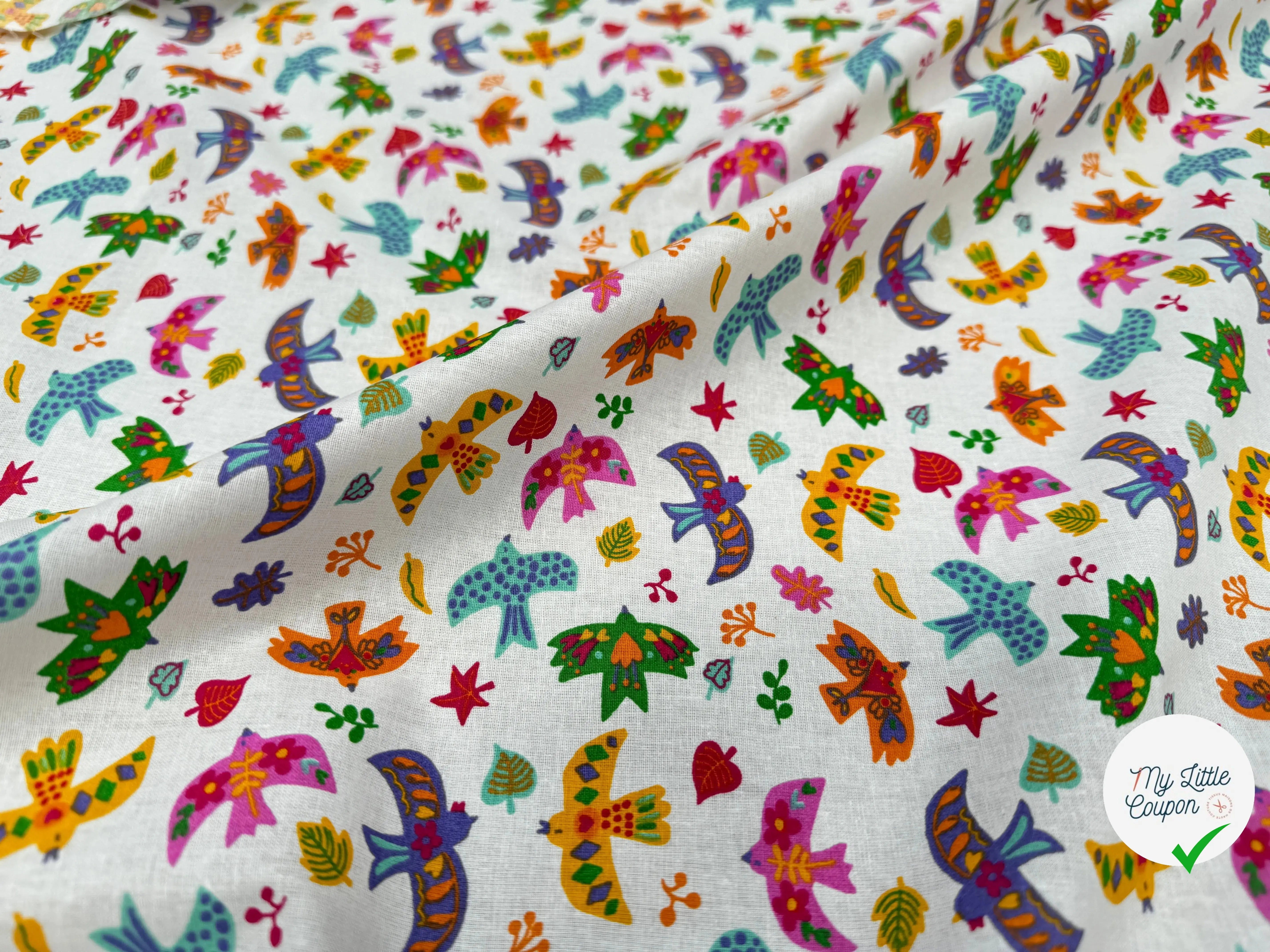 PERCALE DE COTON CUICUI BLANC - My Little Coupon