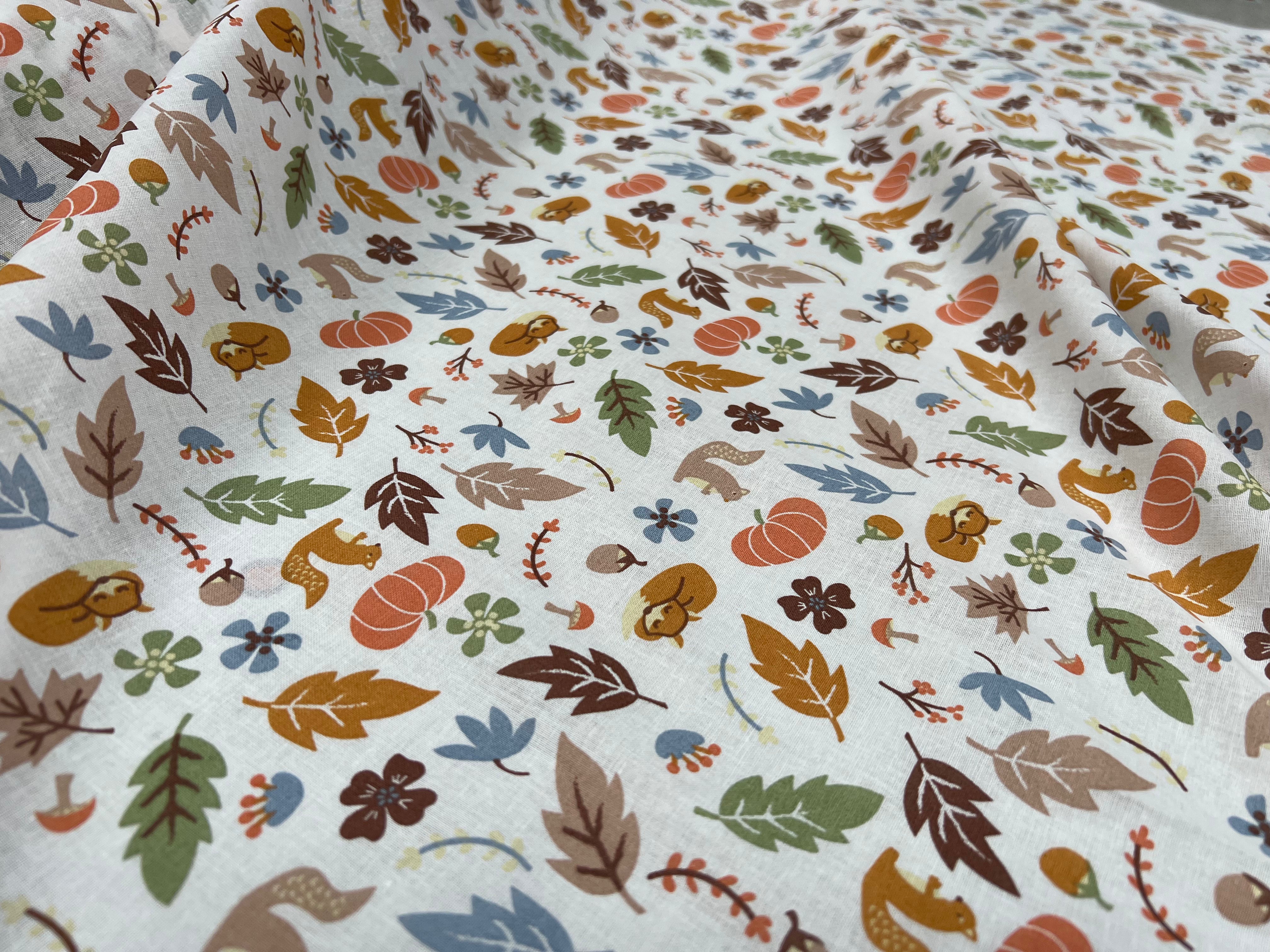 (Chute) PERCALE DE COTON FOREST ROSE - My Little Coupon