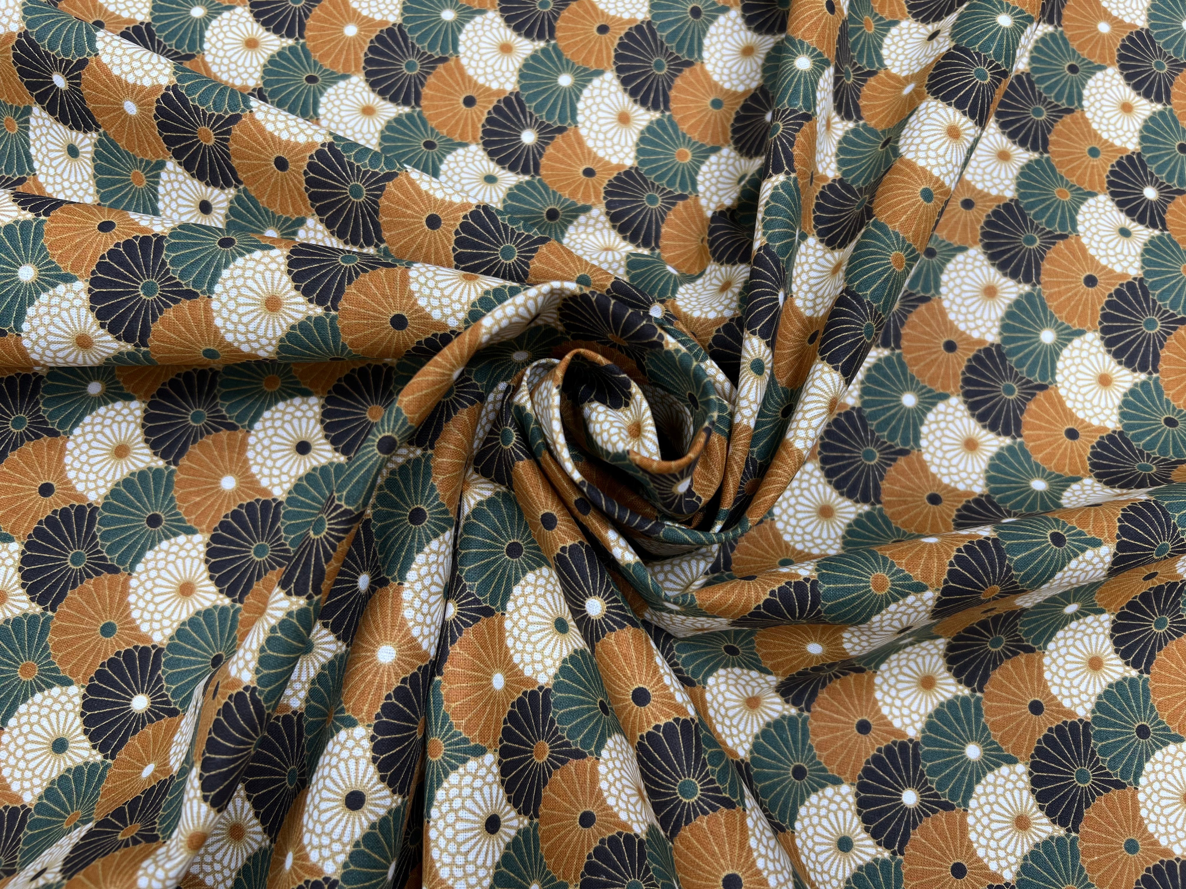 PERCALE DE COTON HIRO BRONZE - My Little Coupon