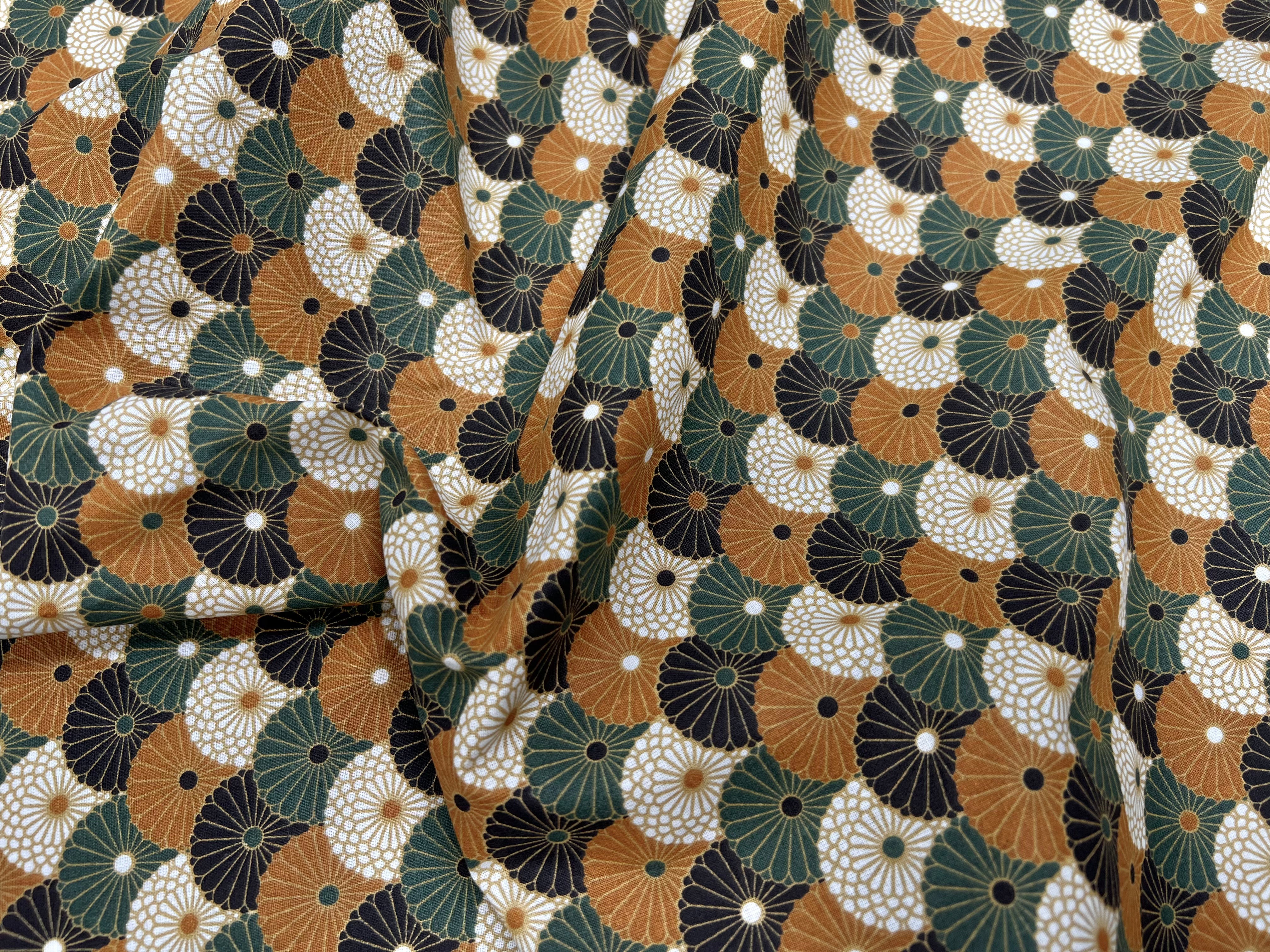 PERCALE DE COTON HIRO BRONZE - My Little Coupon