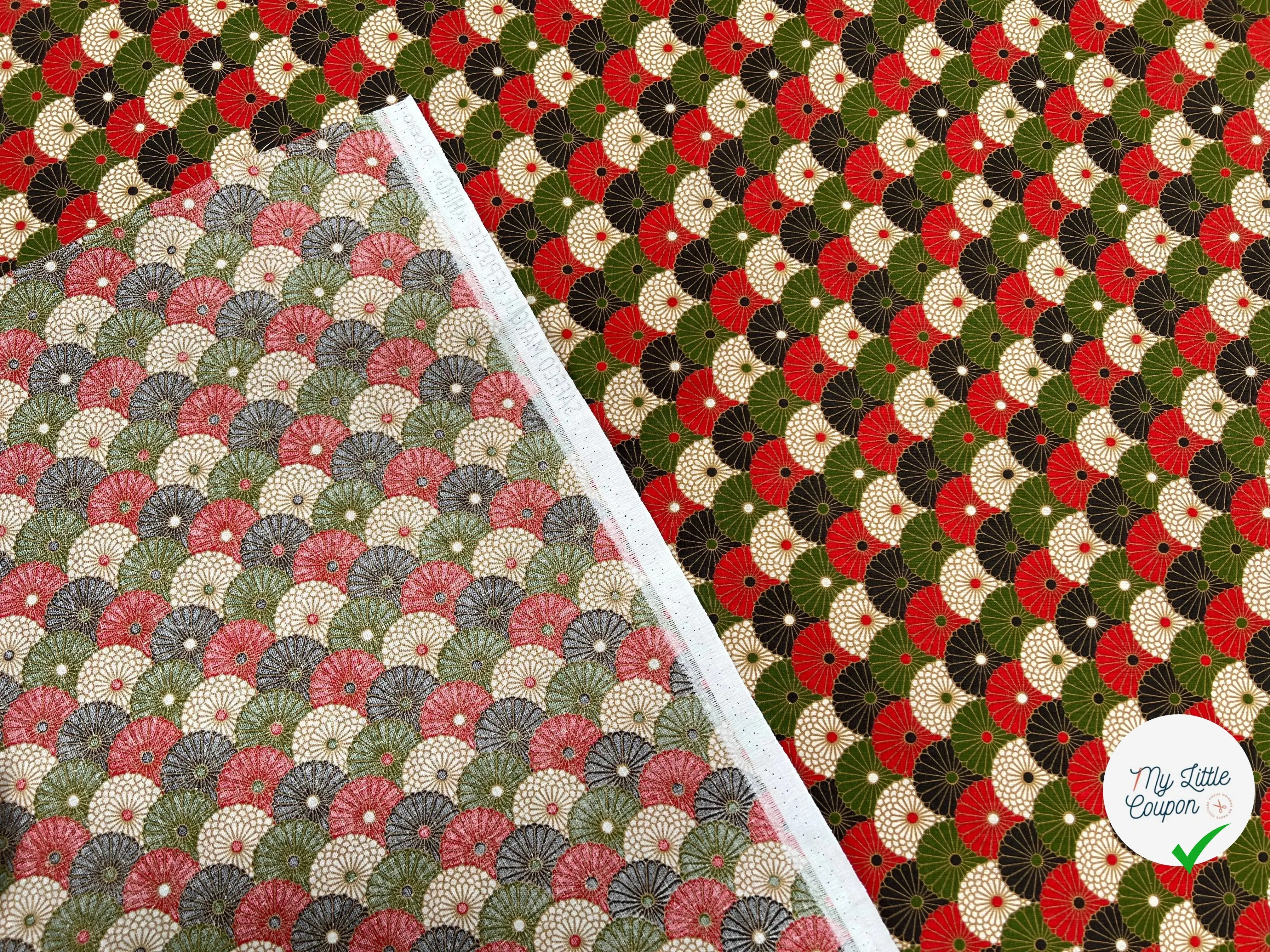 PERCALE DE COTON HIRO ROUGE - My Little Coupon