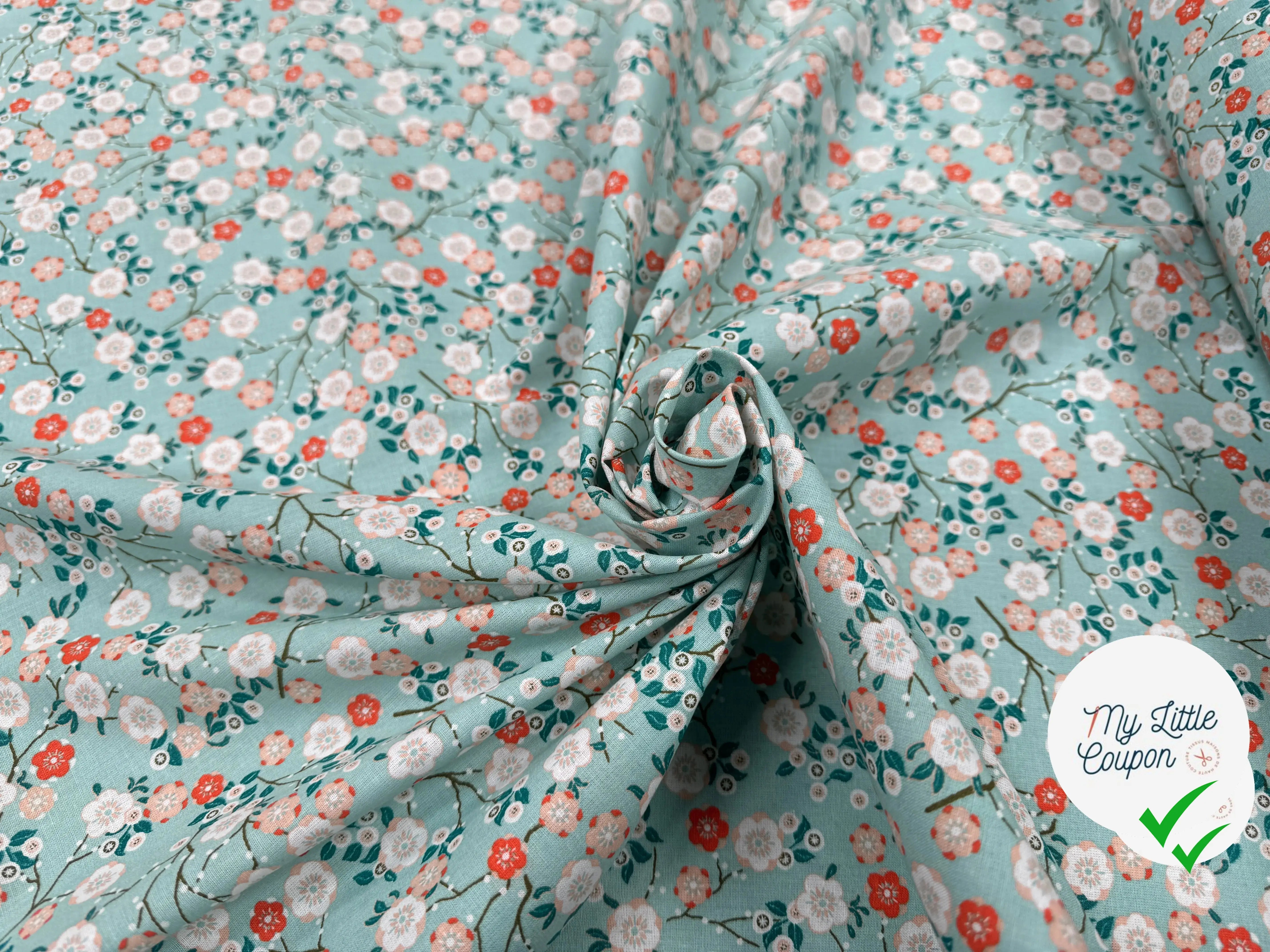 PERCALE DE COTON HOKKAIDO CIEL - My Little Coupon
