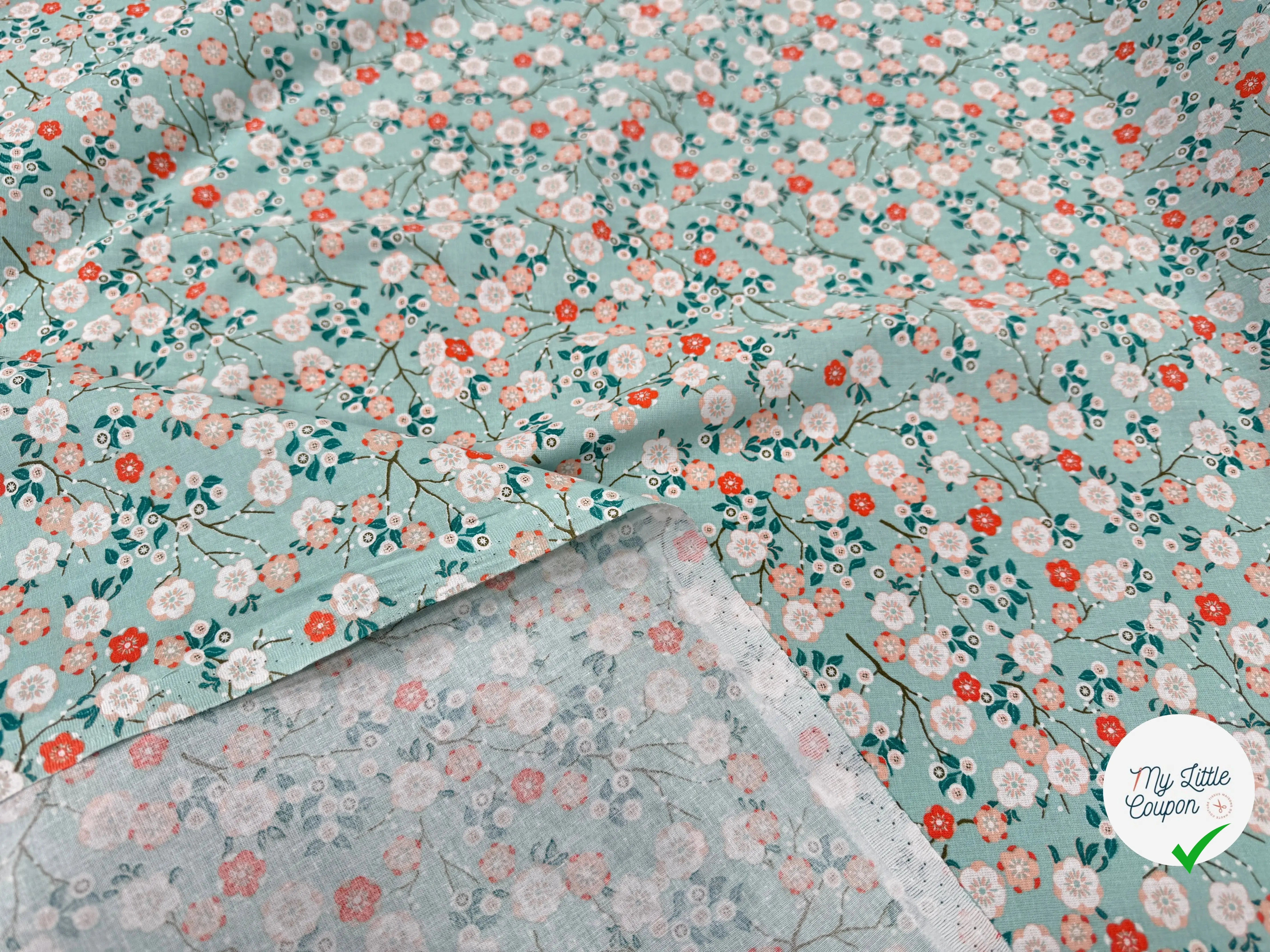 PERCALE DE COTON HOKKAIDO CIEL - My Little Coupon