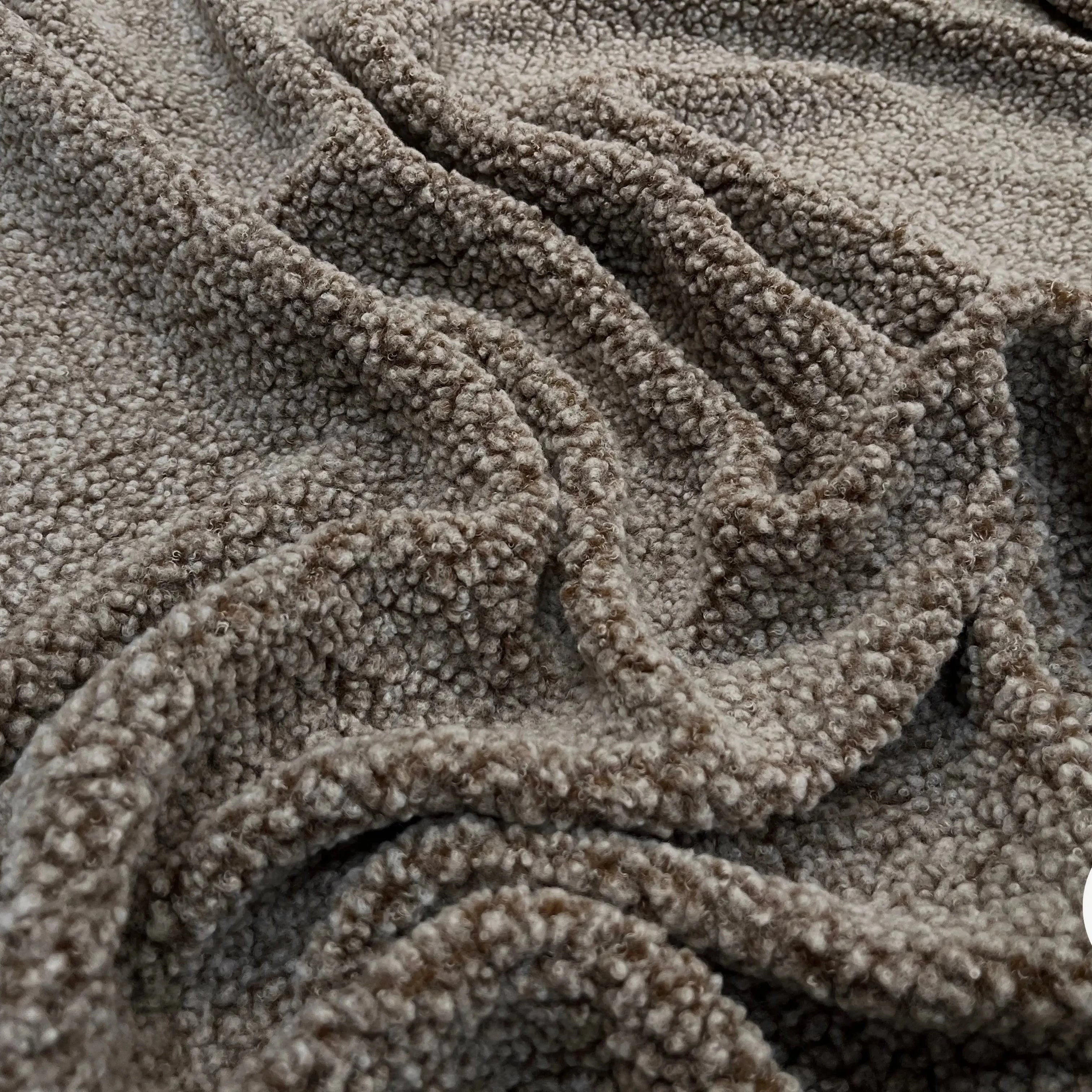 POLAIRE BOUCLETTE MARRON/ECRU - My Little Coupon