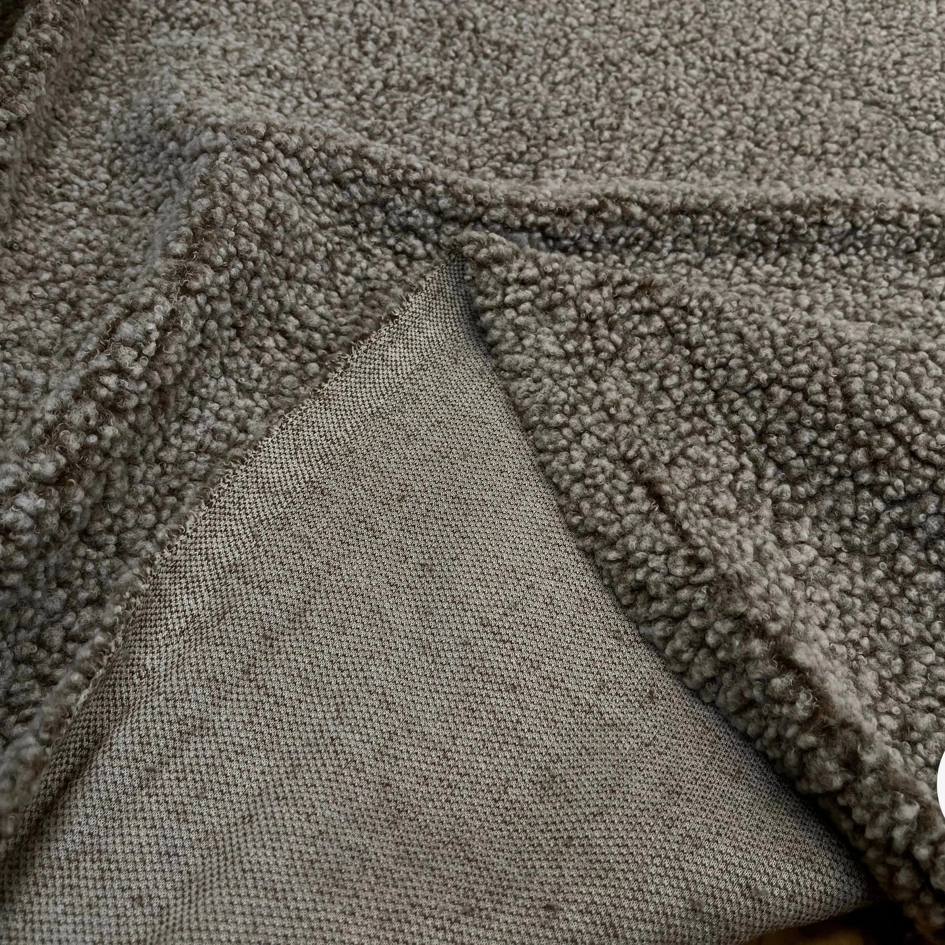 POLAIRE BOUCLETTE MARRON/ECRU - My Little Coupon