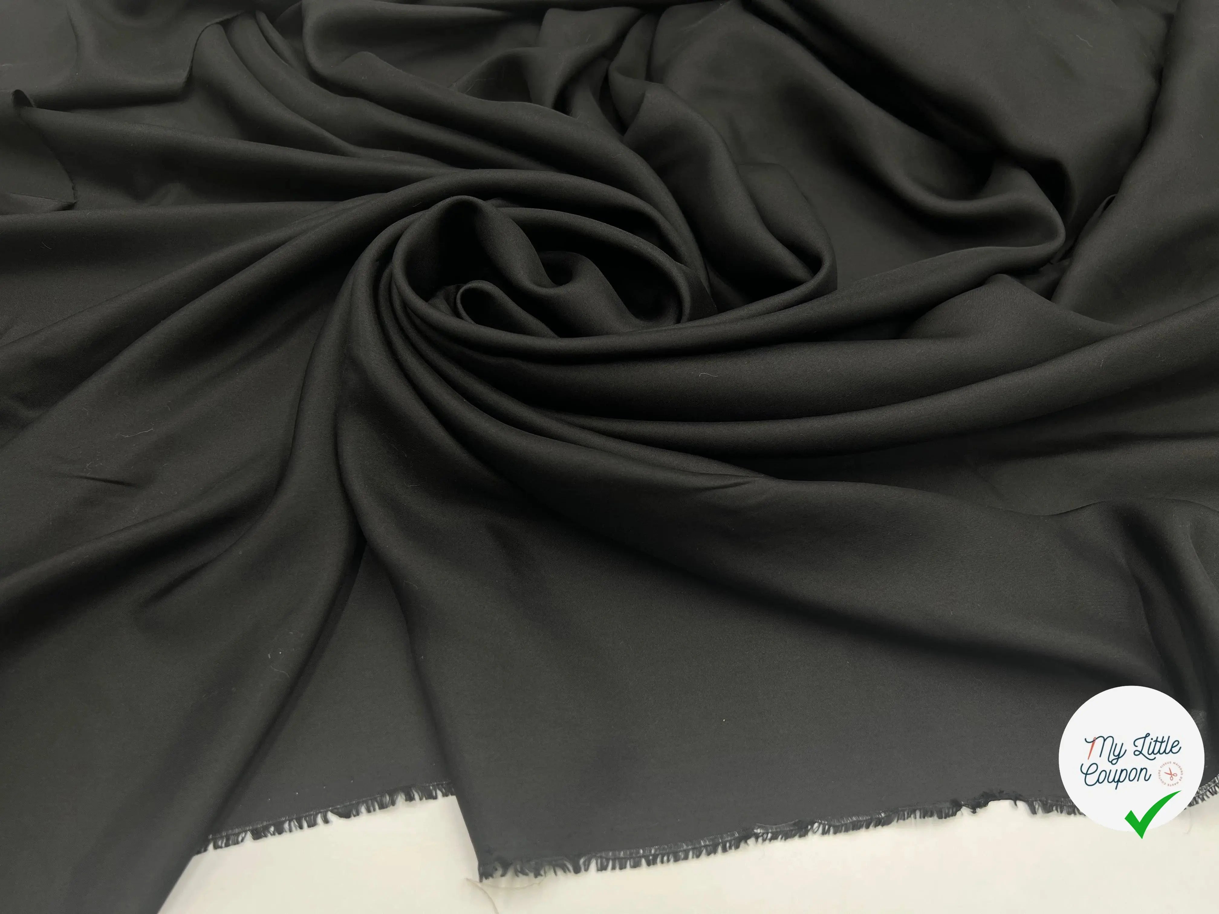 PONGĂ DE SOIE NOIR - My Little Coupon - tissu - coudre