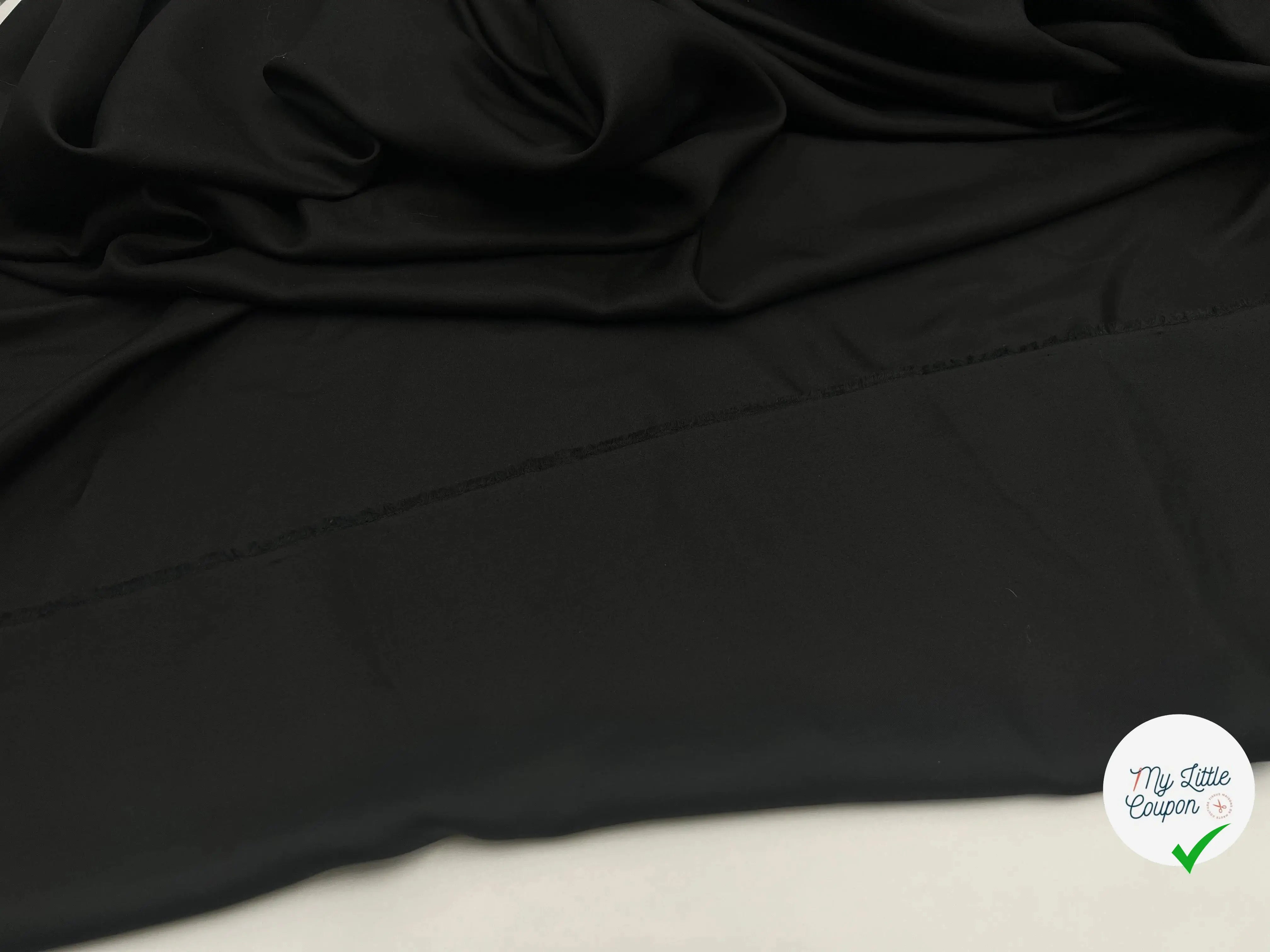 PONGĂ DE SOIE NOIR - My Little Coupon - tissu - coudre