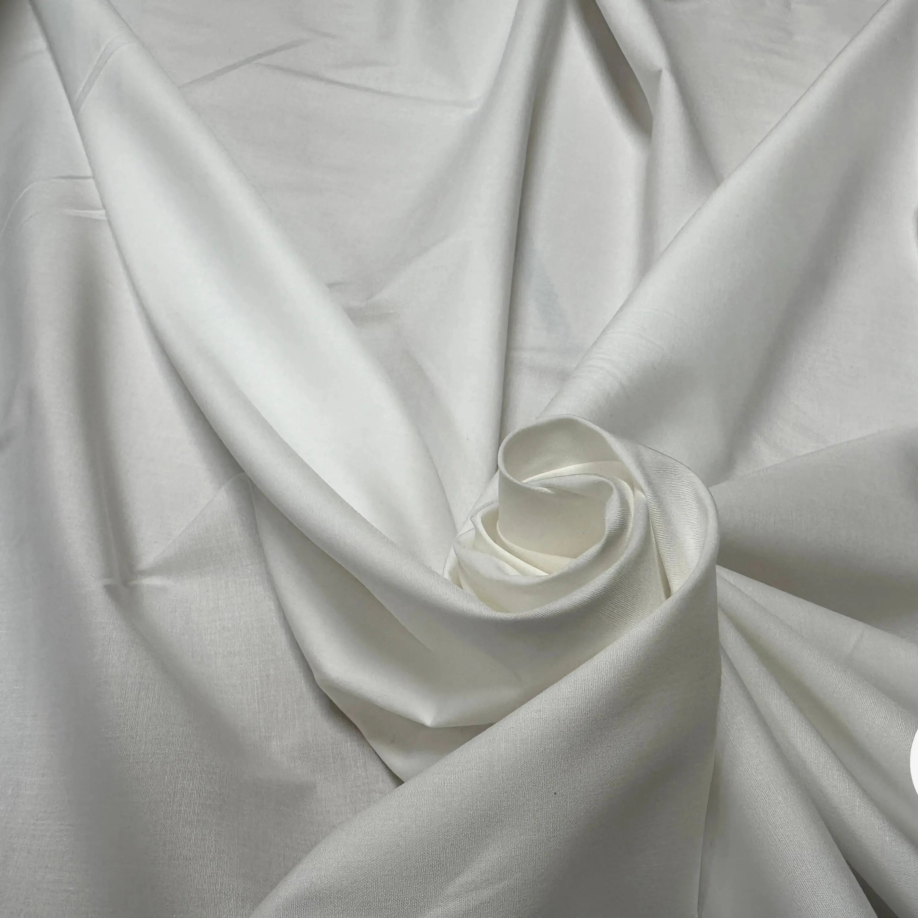 POPELINE COTON BLANCHE - My Little Coupon