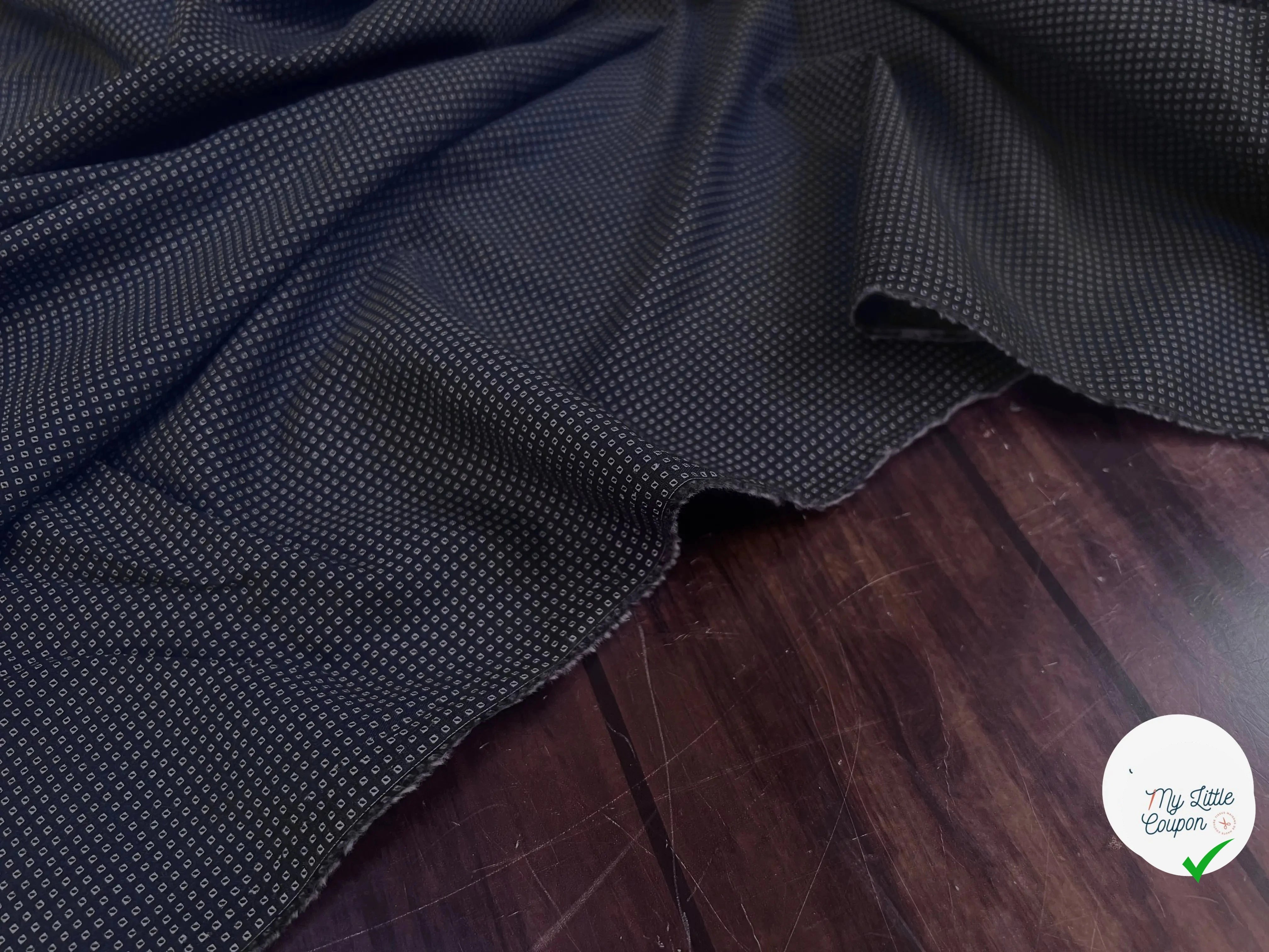 POPELINE COTON MOTIFS CRAVATE - My Little Coupon