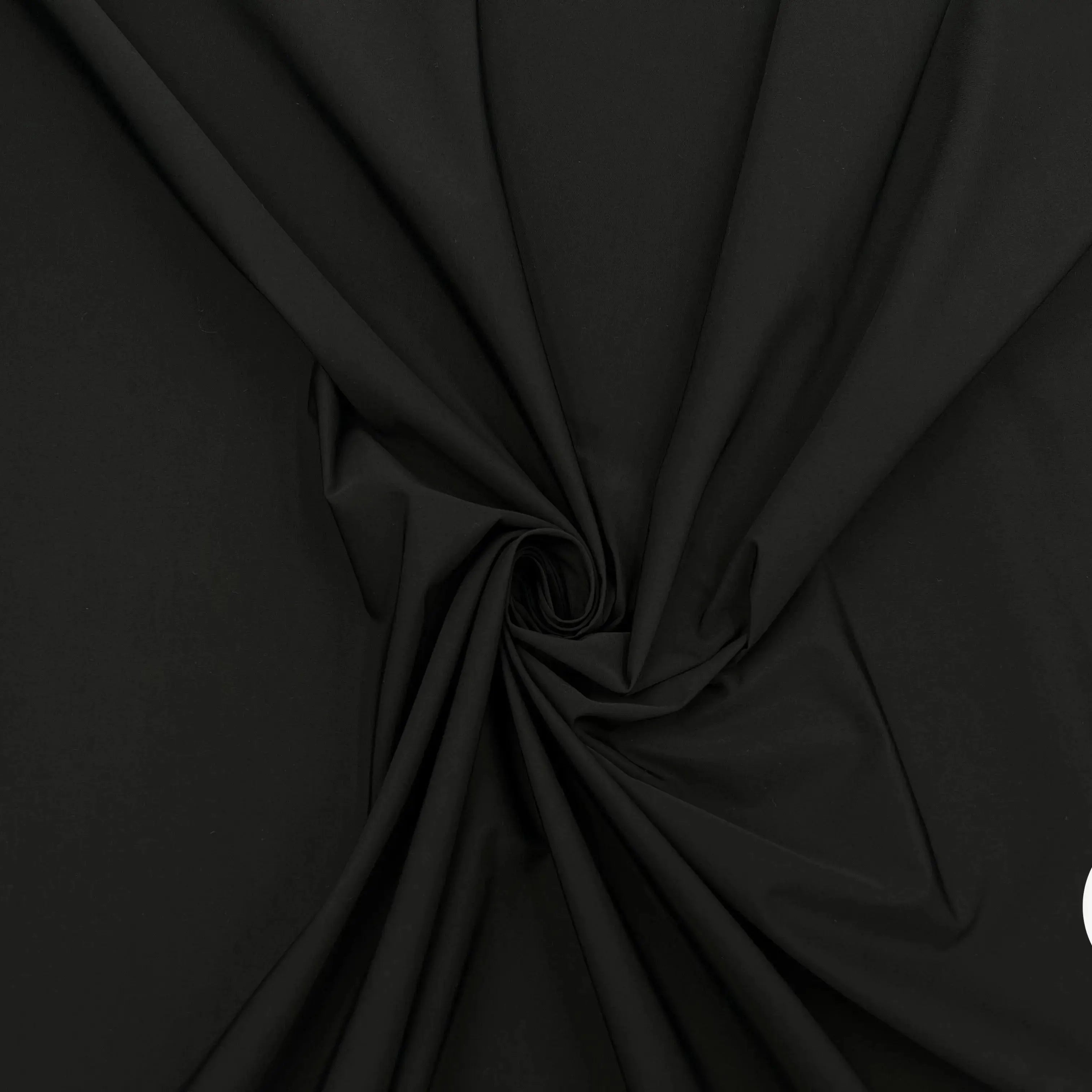 POPELINE CRAQUANTE JAPONAISE NOIRE - My Little Coupon - tissu - coudre