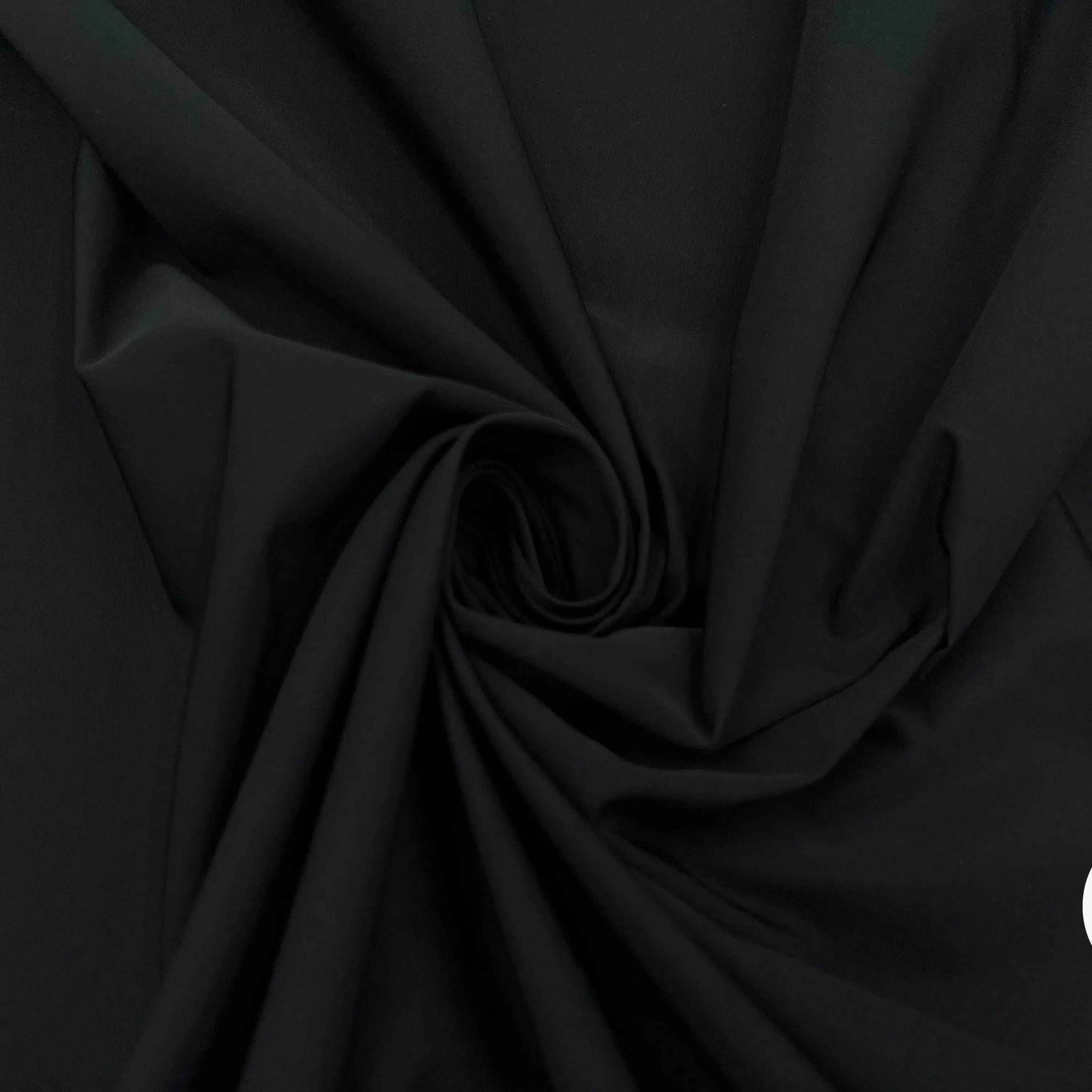 POPELINE CRAQUANTE JAPONAISE NOIRE - My Little Coupon - tissu - coudre