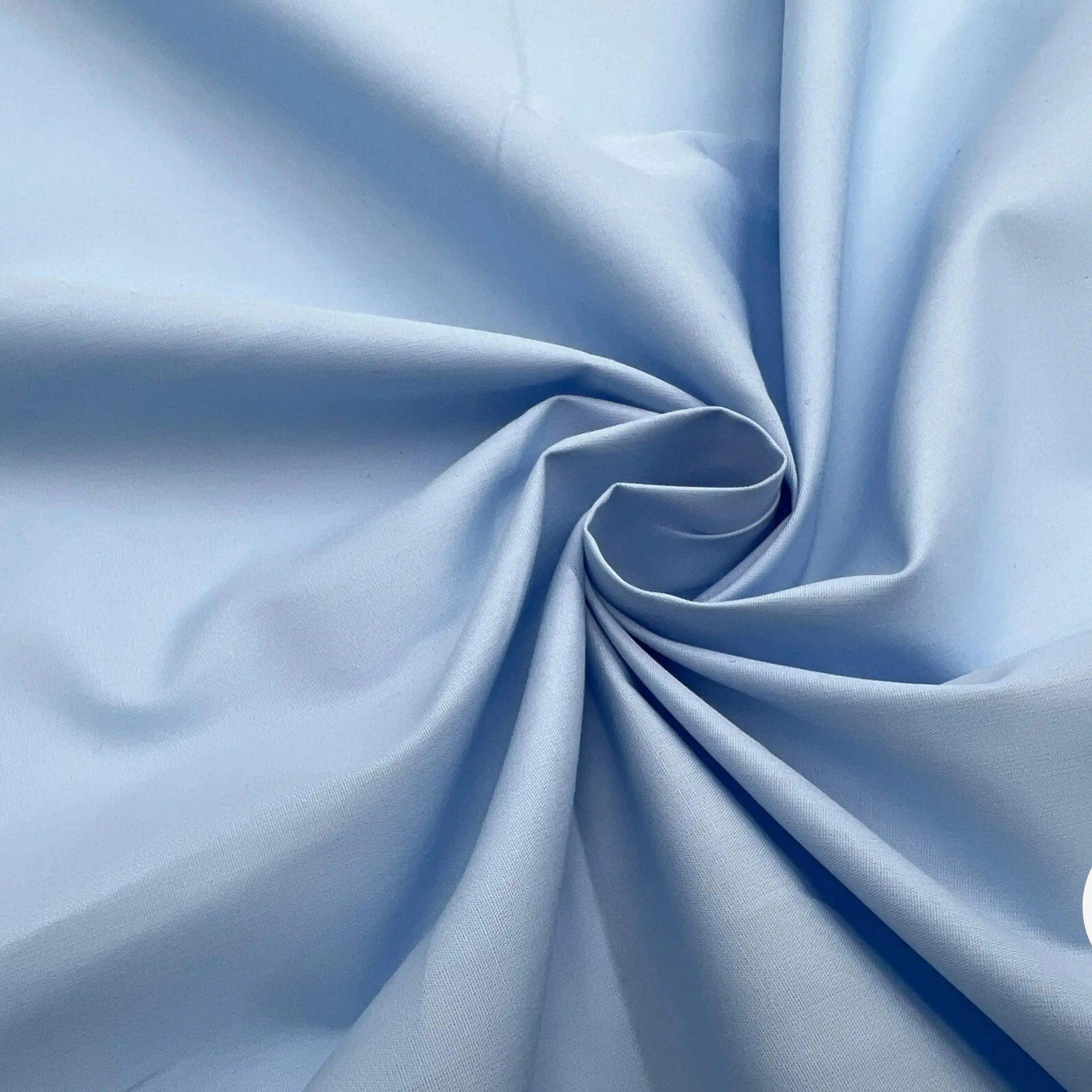 POPELINE DE COTON BLEU CIEL - My Little Coupon - tissu - coudre