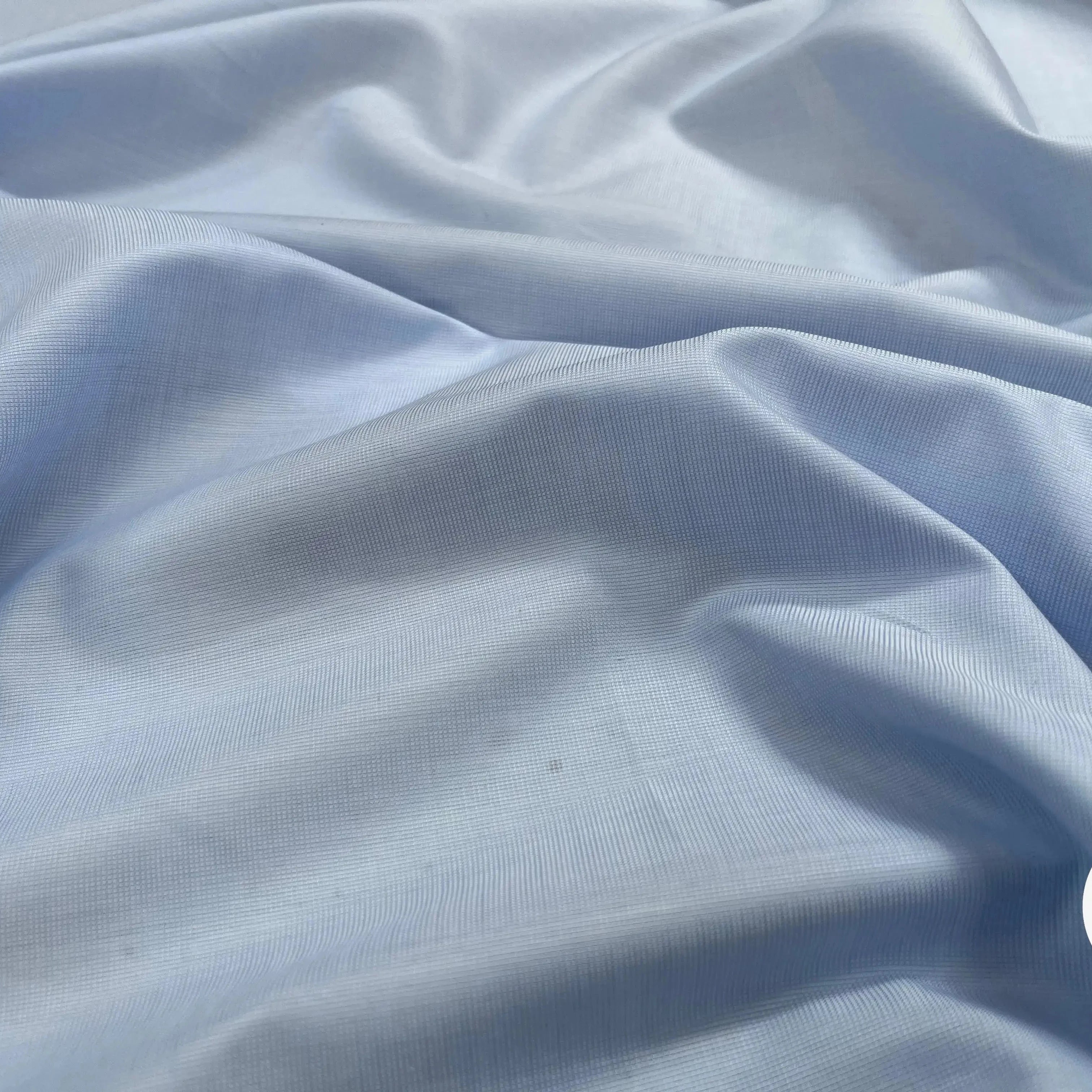 POPELINE DE COTON MOTIF NID D'ABEILLE BLEU - My Little Coupon