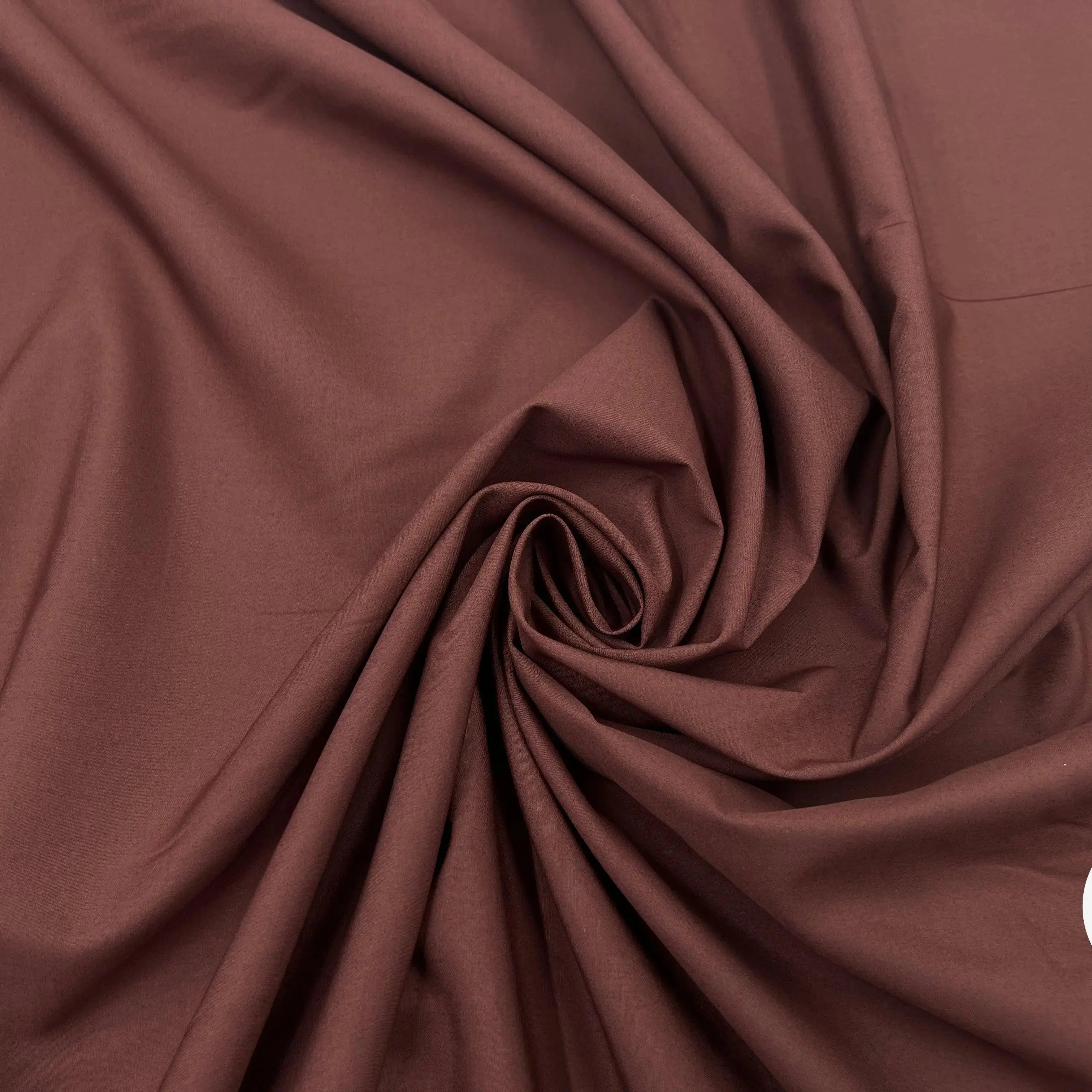 POPELINE DE COTON QUALITÉ JAPON CHOCOLAT - My Little Coupon - tissu - coudre