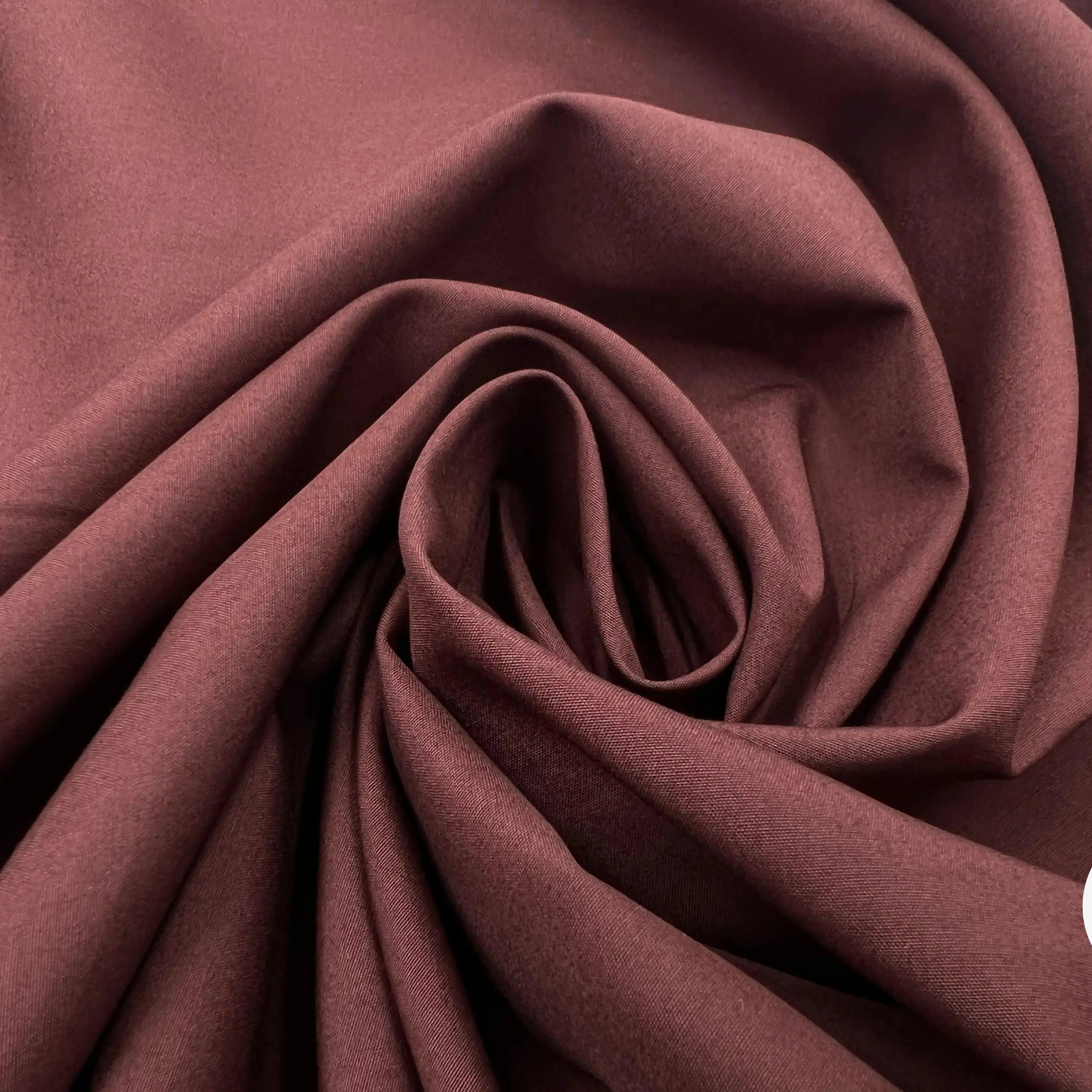 POPELINE DE COTON QUALITÉ JAPON CHOCOLAT - My Little Coupon - tissu - coudre