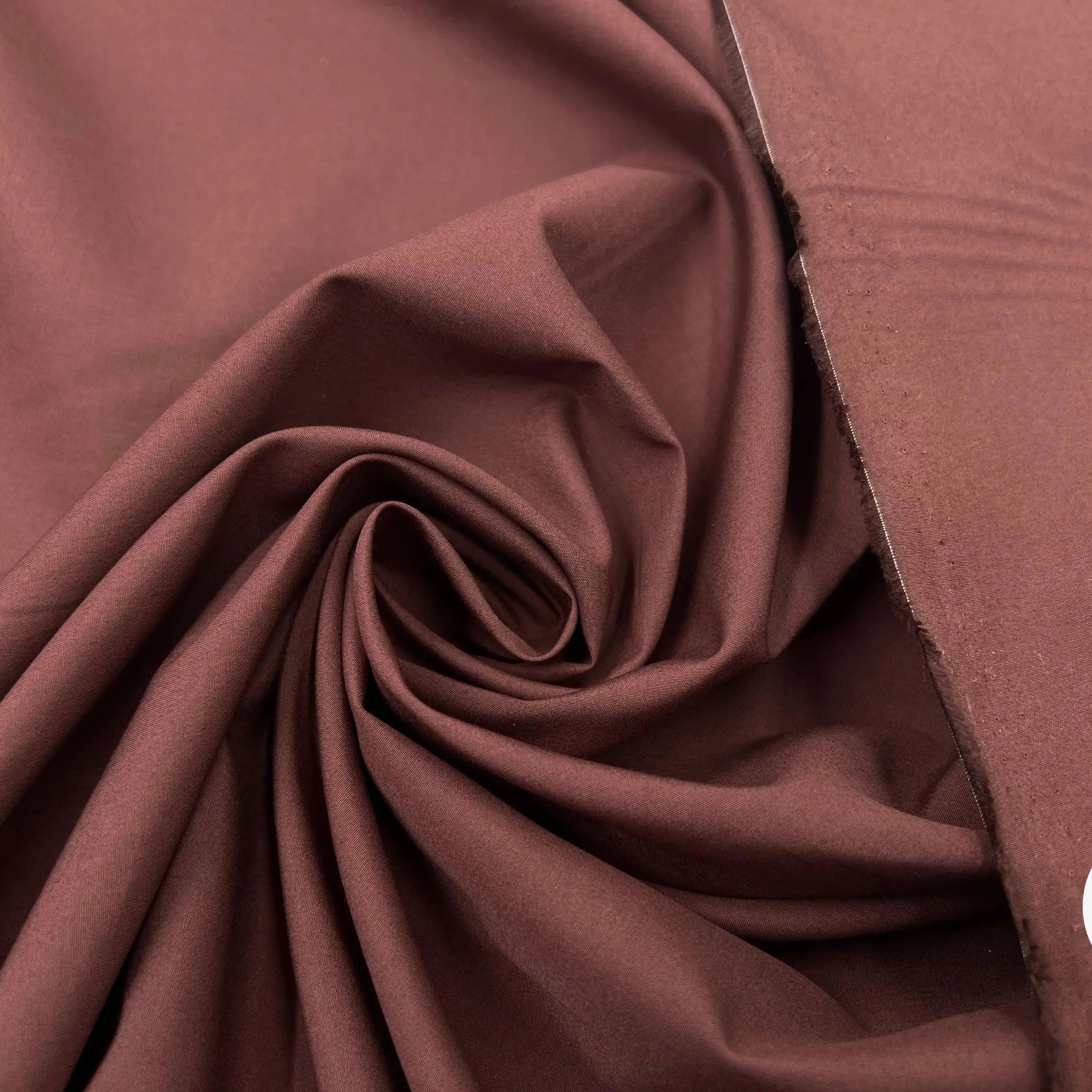 POPELINE DE COTON QUALITÉ JAPON CHOCOLAT - My Little Coupon - tissu - coudre