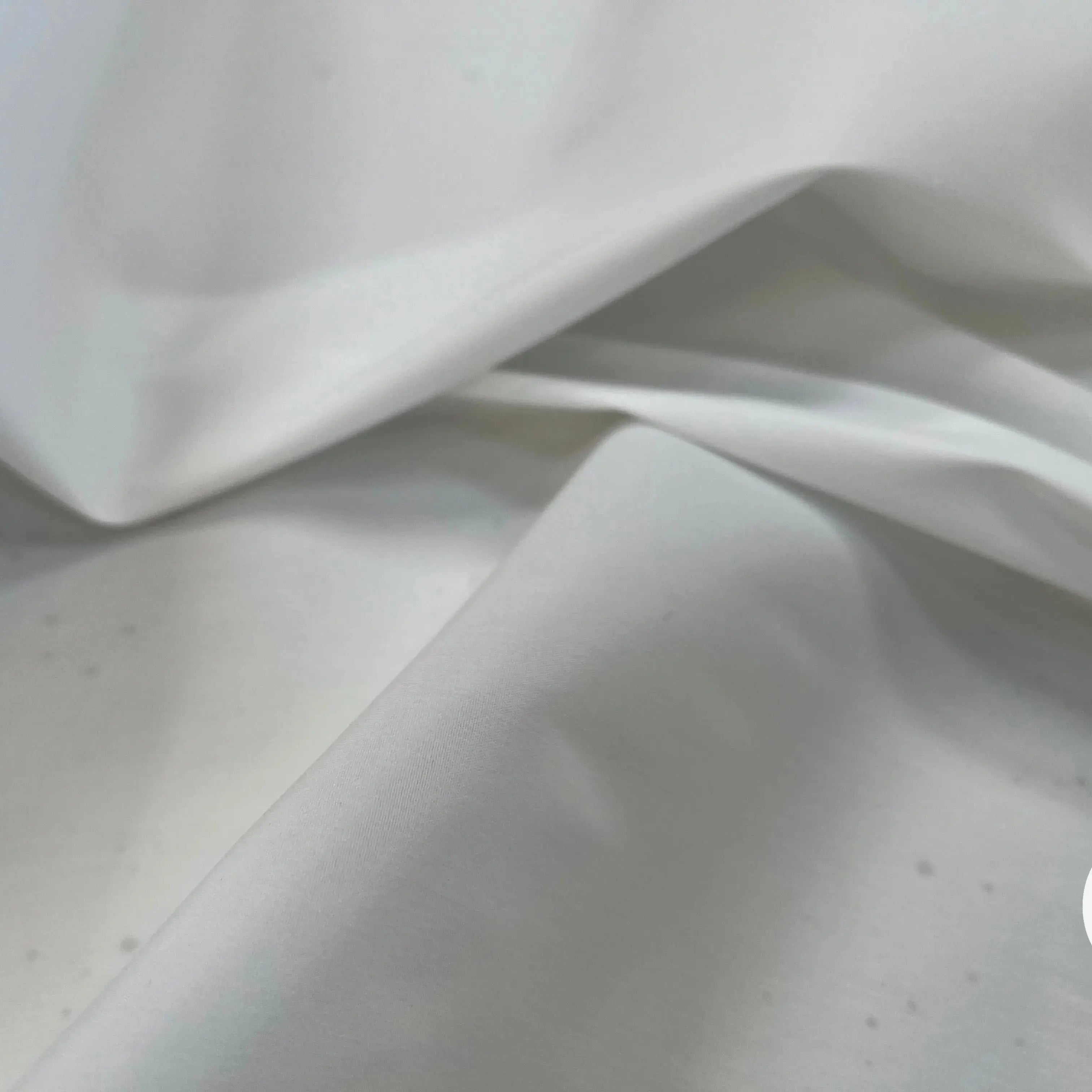 POPELINE DE COTON UNI BLANC UNI - My Little Coupon