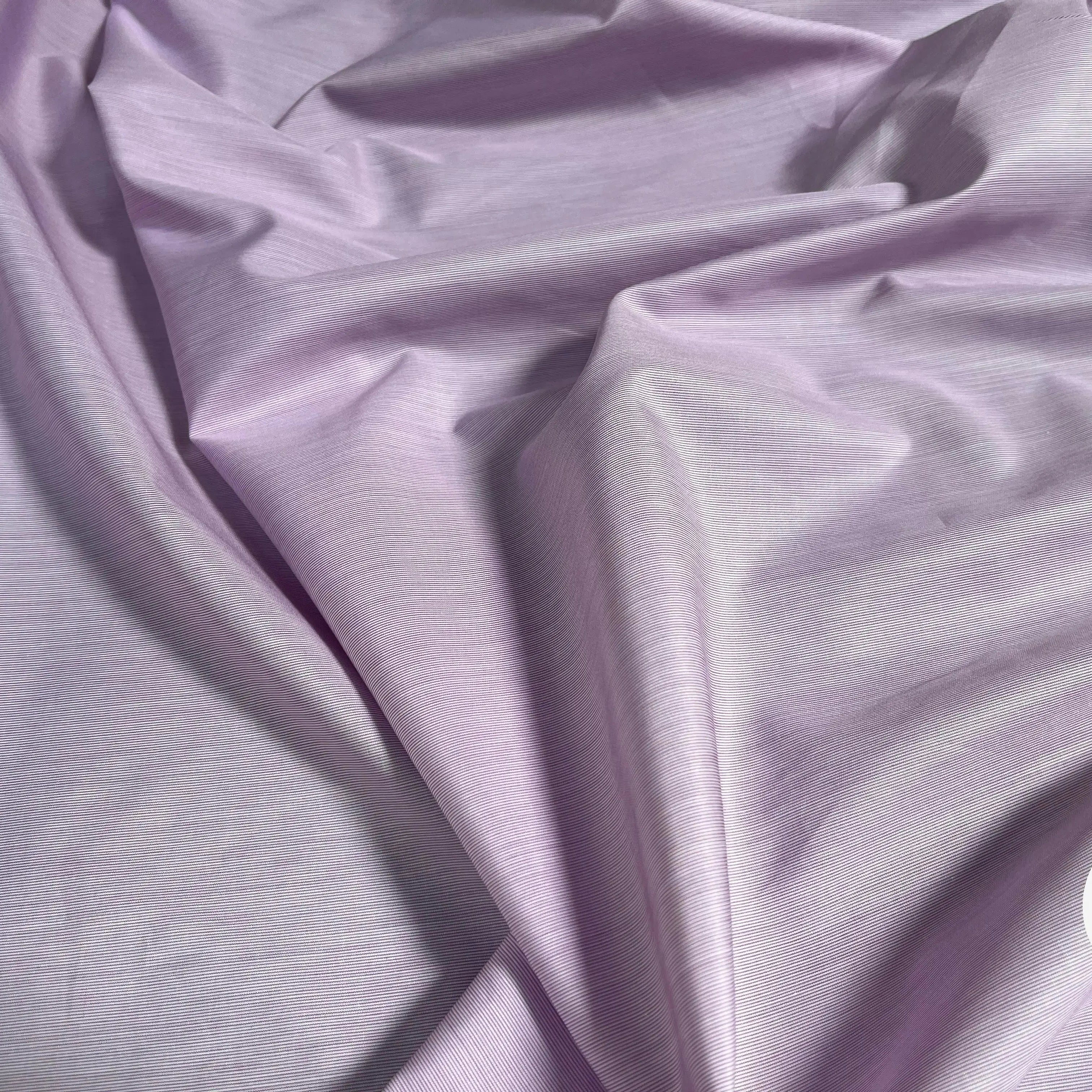 POPELINE RAYURE ROSE VIOLET BLANC - My Little Coupon