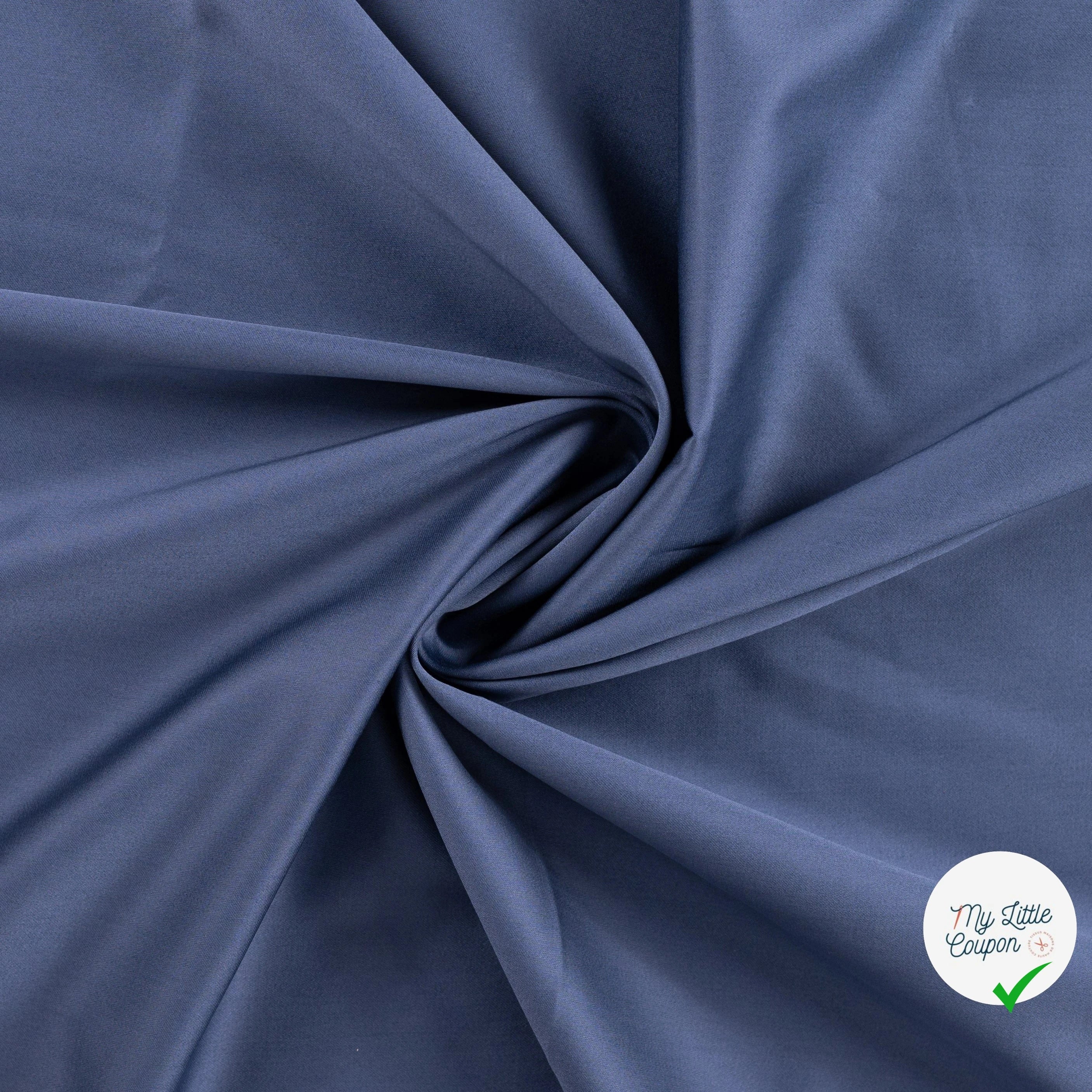 SATIN DE COTON DENIM - My Little Coupon