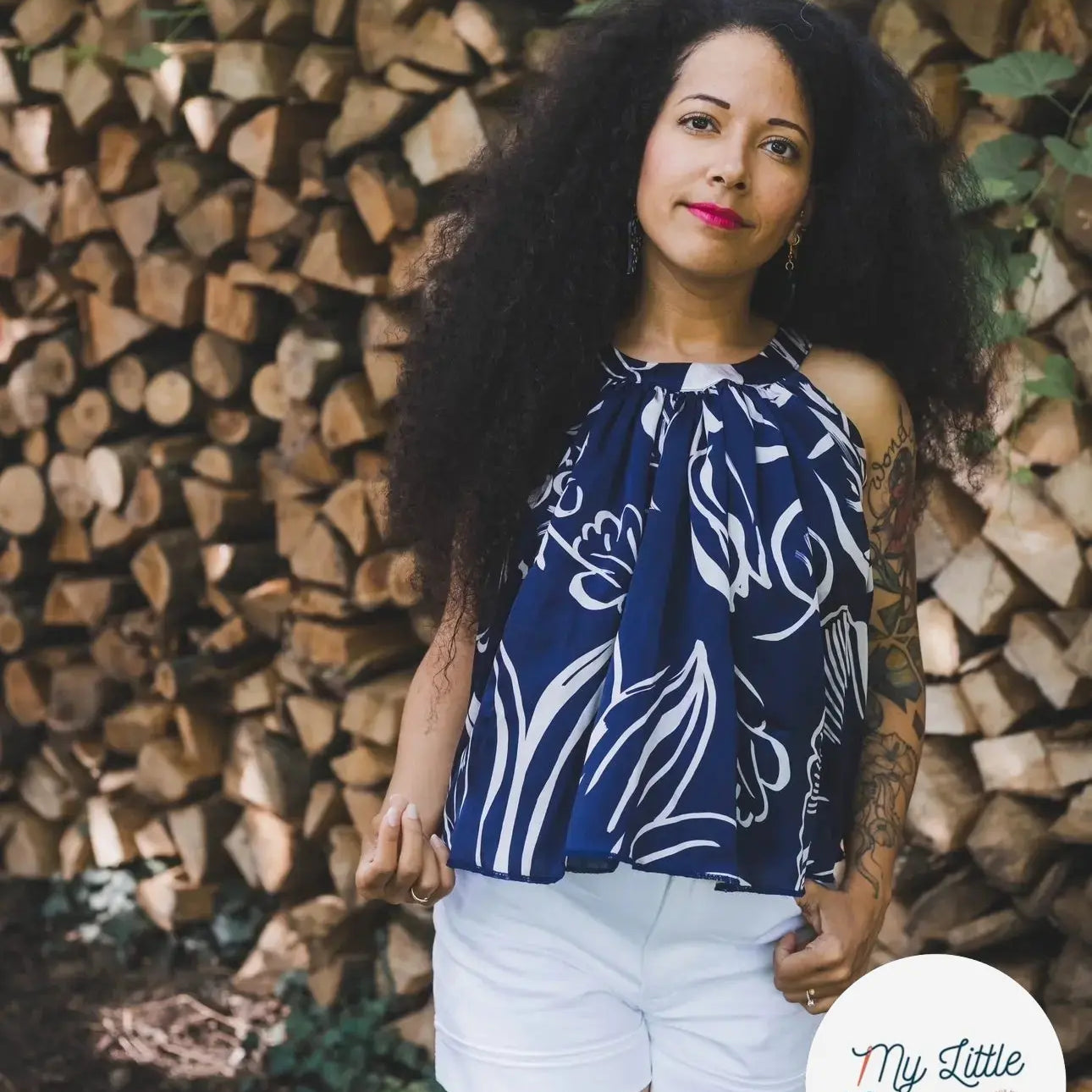 SATIN DE SOIE PORTOFINO ÉLÉGANCE DU BLEU - My Little Coupon