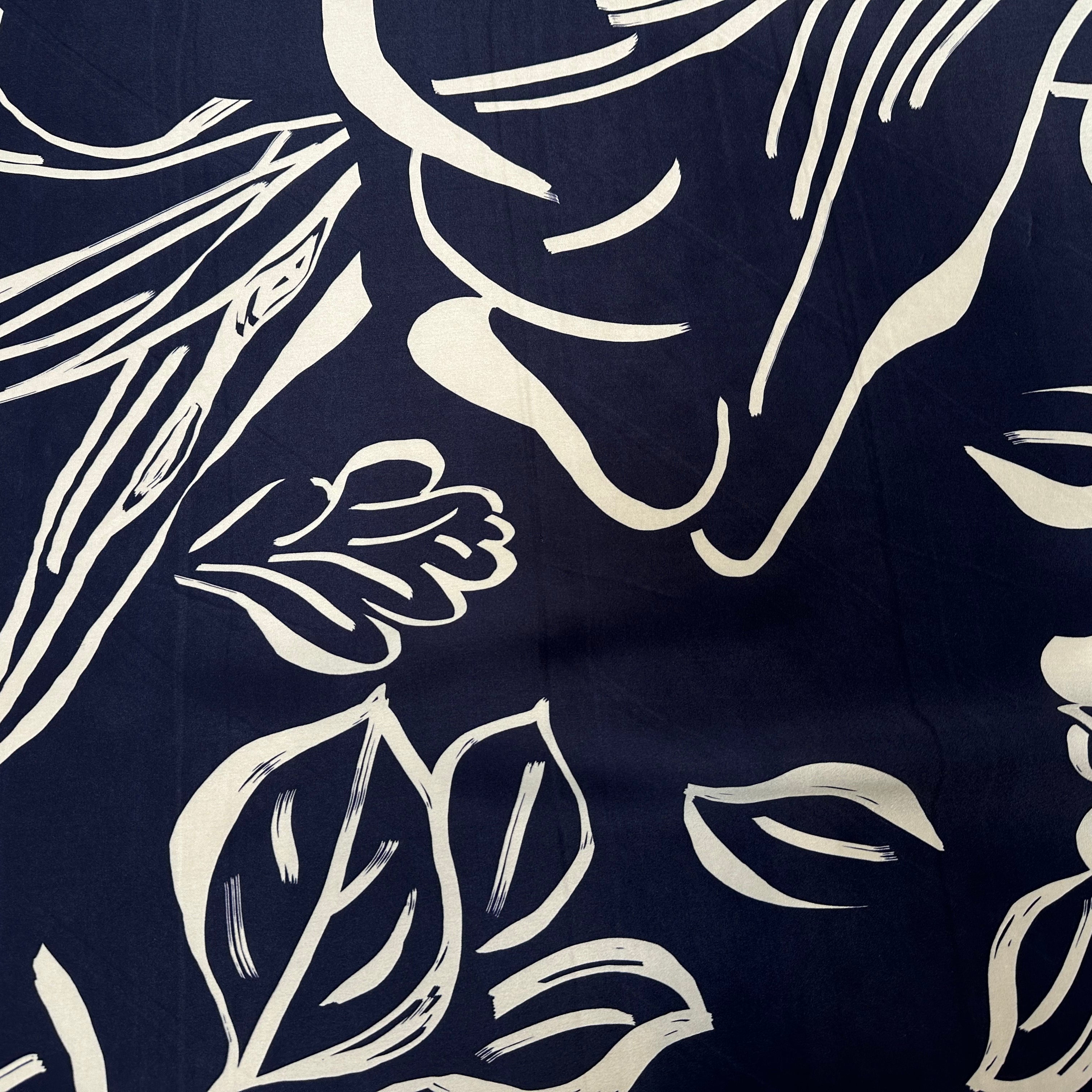 SATIN DE SOIE PORTOFINO ÉLÉGANCE DU BLEU - My Little Coupon