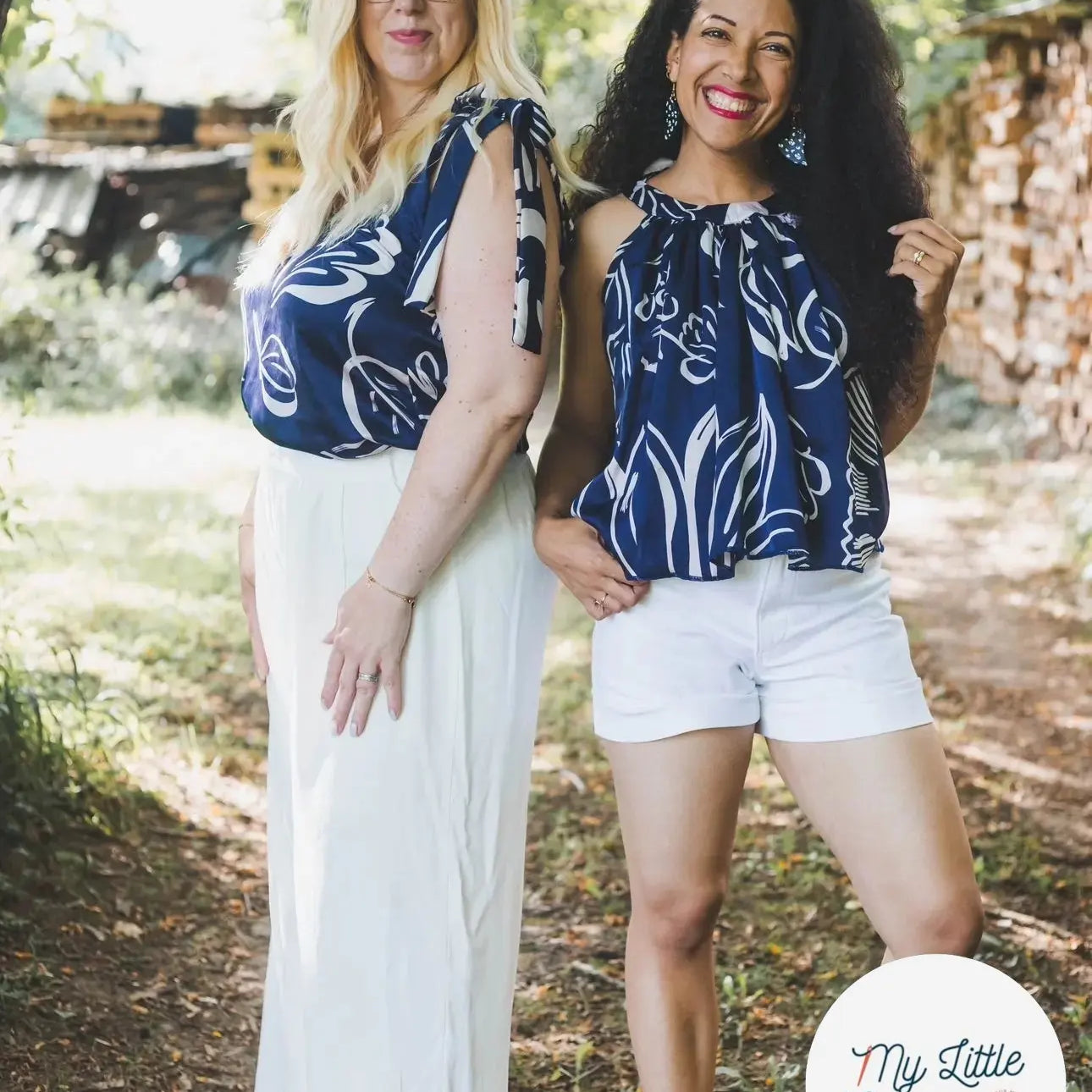 SATIN DE SOIE PORTOFINO ÉLÉGANCE DU BLEU - My Little Coupon