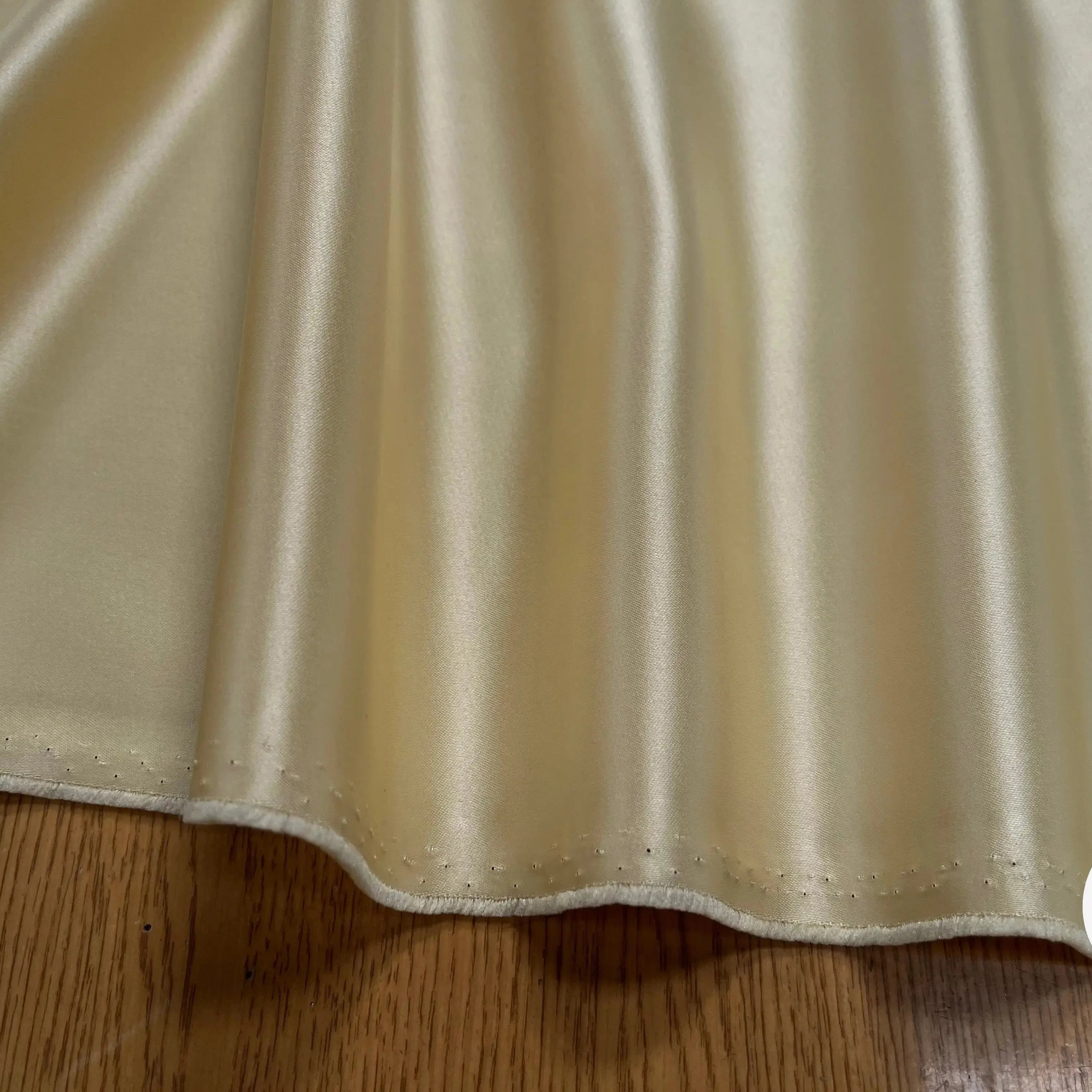 SATIN DOUBLE ETTOFFE LOURD JAUNE - My Little Coupon