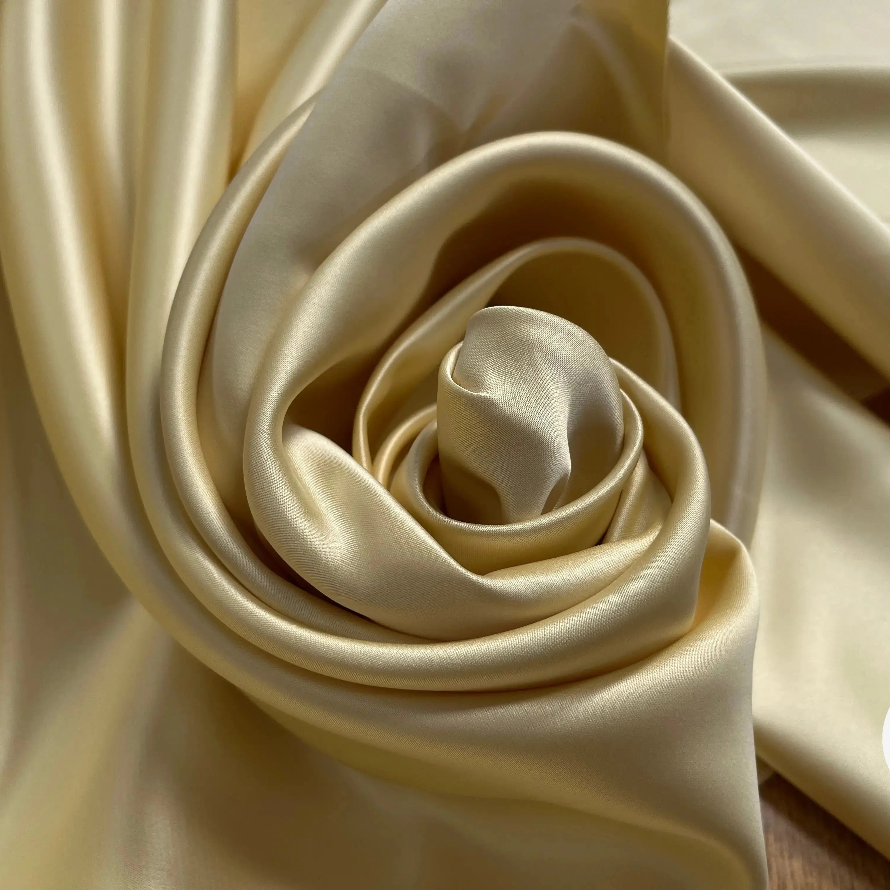 SATIN DOUBLE ETTOFFE LOURD JAUNE - My Little Coupon