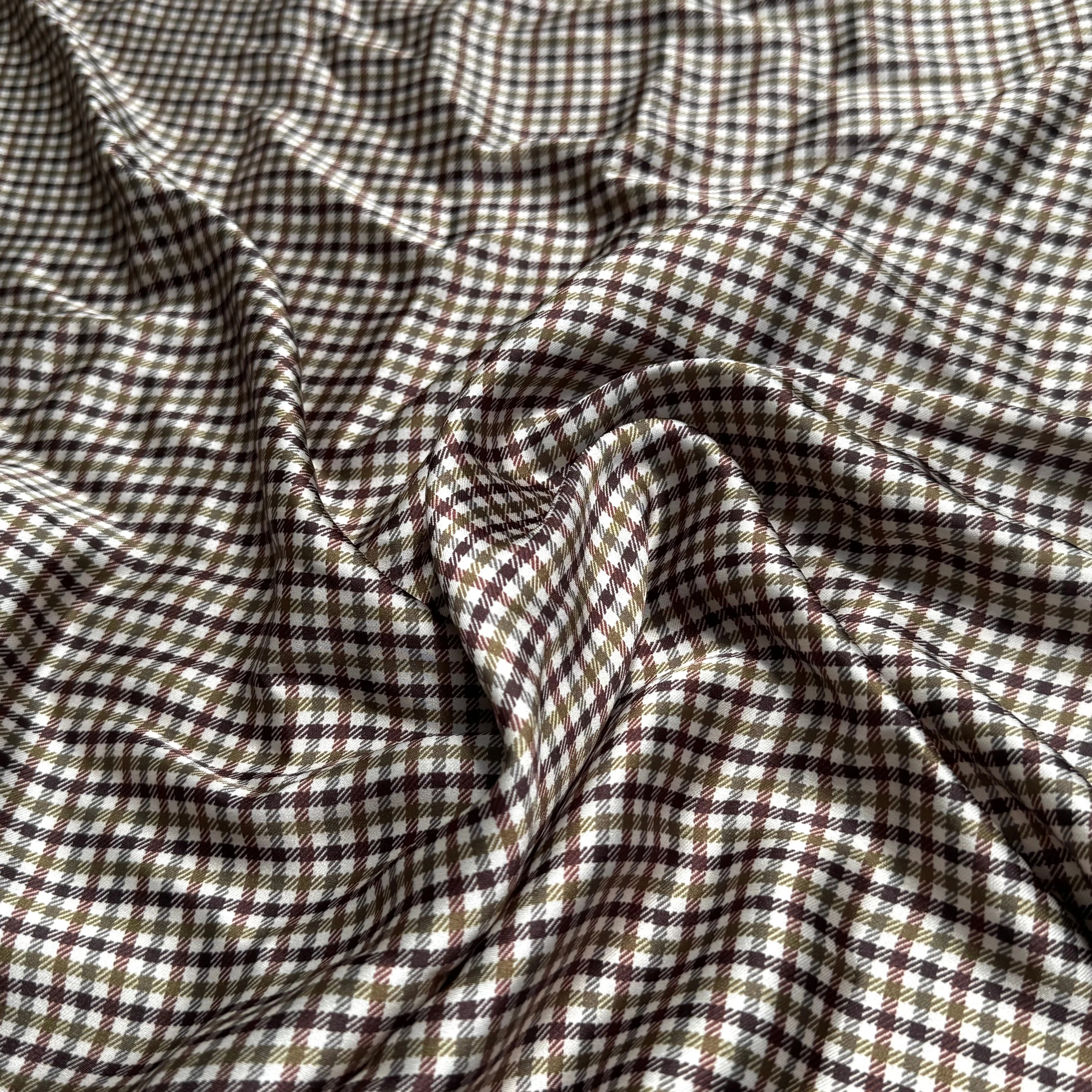 (Chute) SATIN FLUIDE MINIS CARREAUX MULTICOLORES - My Little Coupon