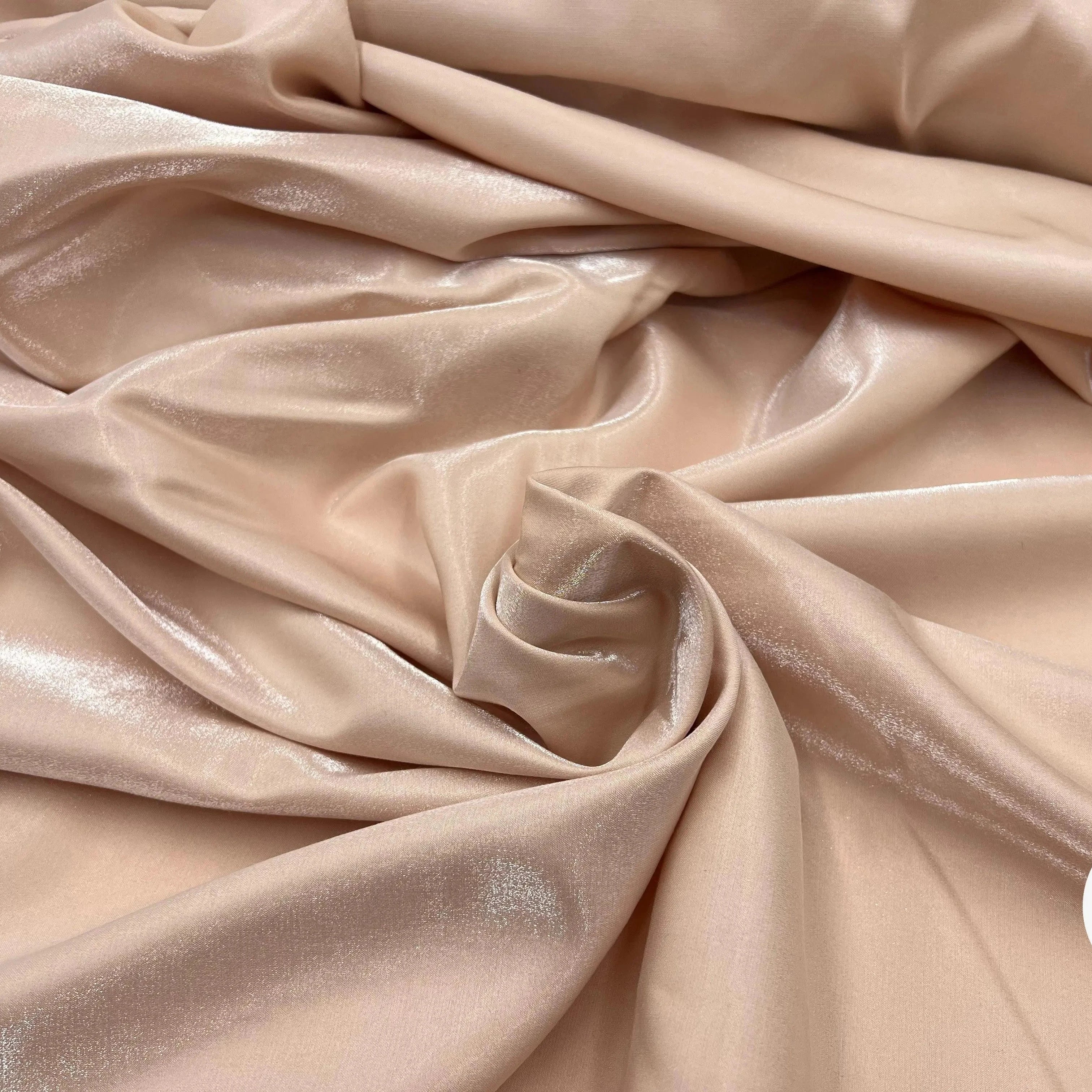 SATIN GROOVY NUDE IRISÉ CHANGEANT - My Little Coupon - tissu - coudre