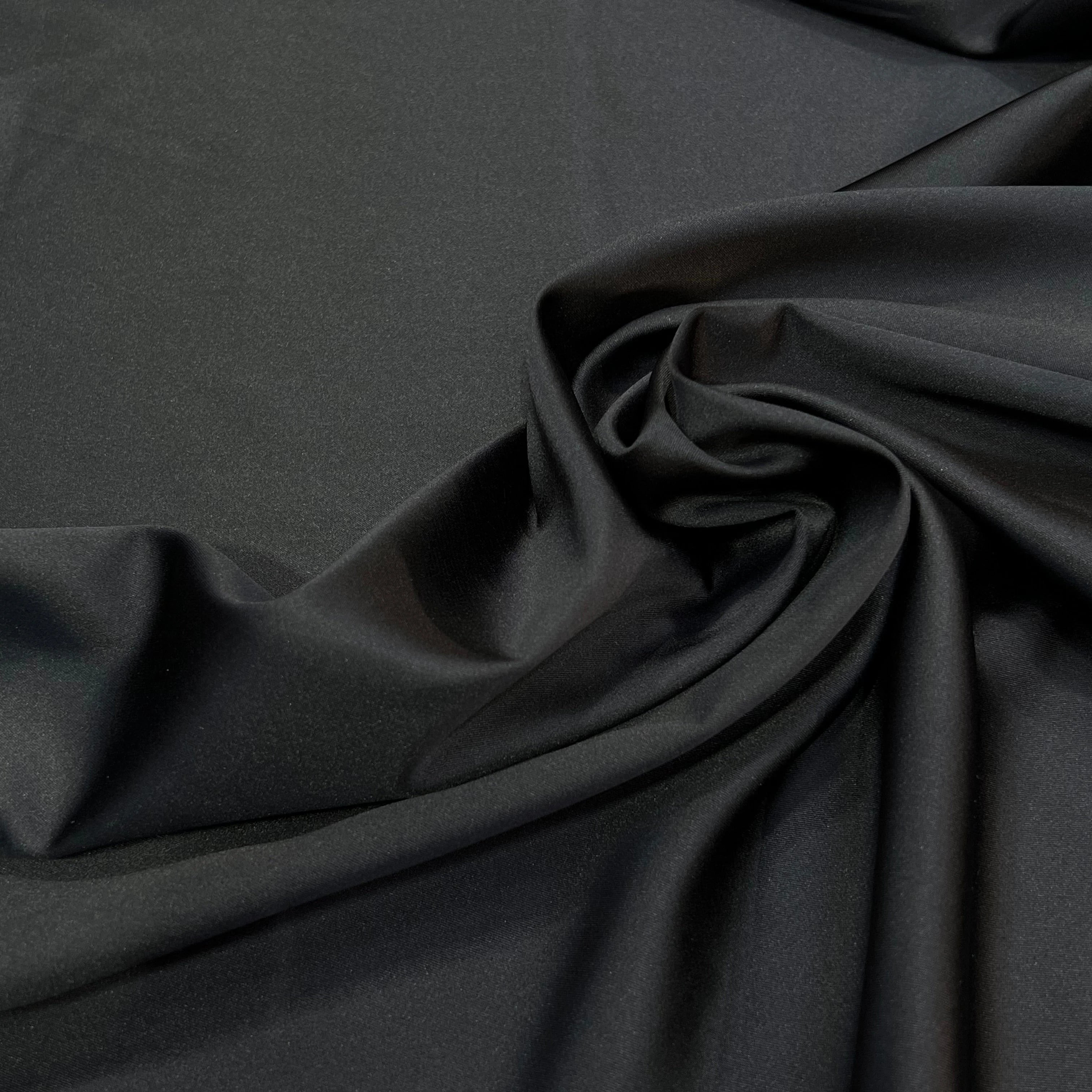 (Chute) SATIN POLYESTER 2% EA NOIR - My Little Coupon
