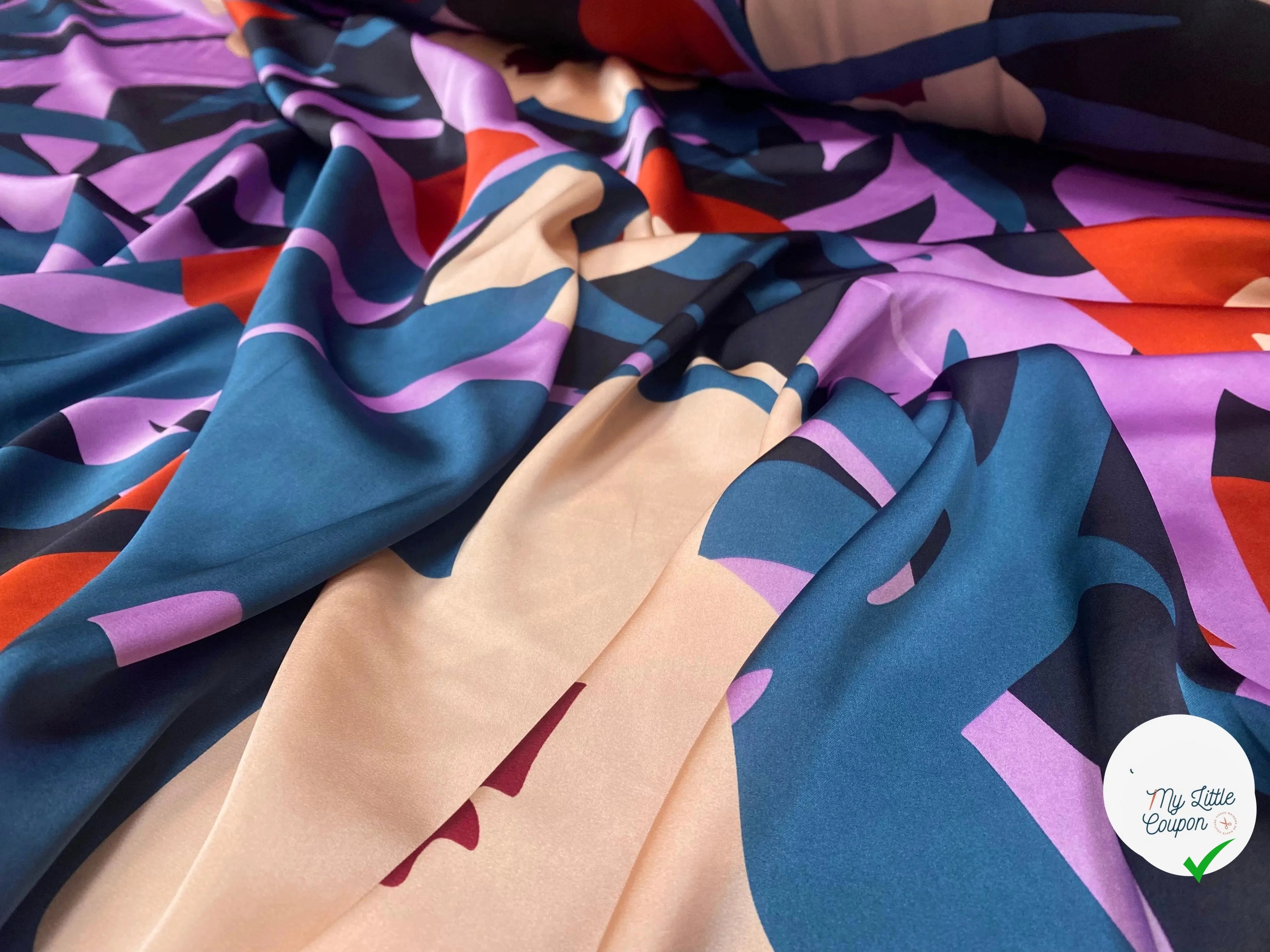 SATIN STAMPATO FINITO - My Little Coupon